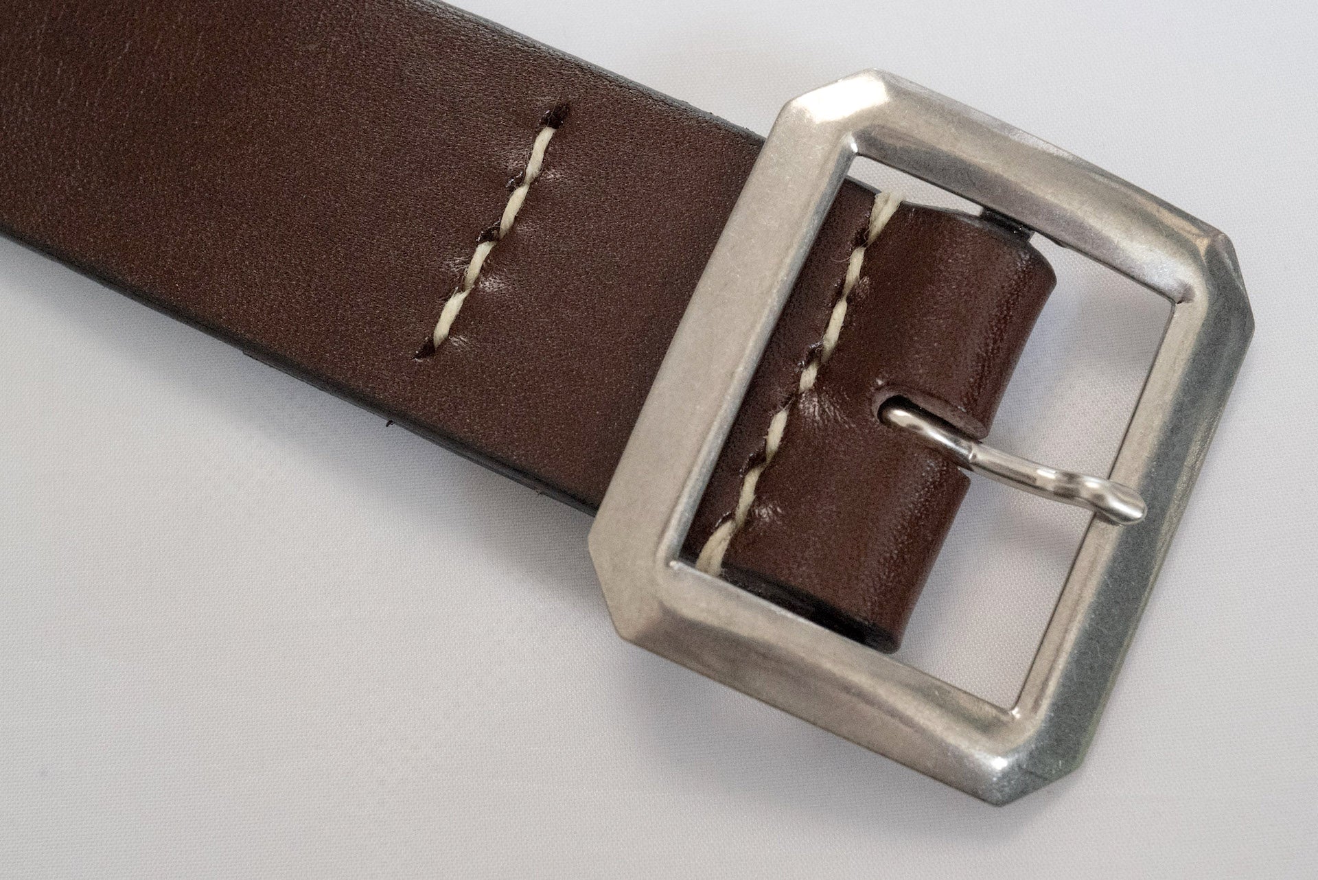 Warehouse "Garrison" Cowhide Belt (Brown)