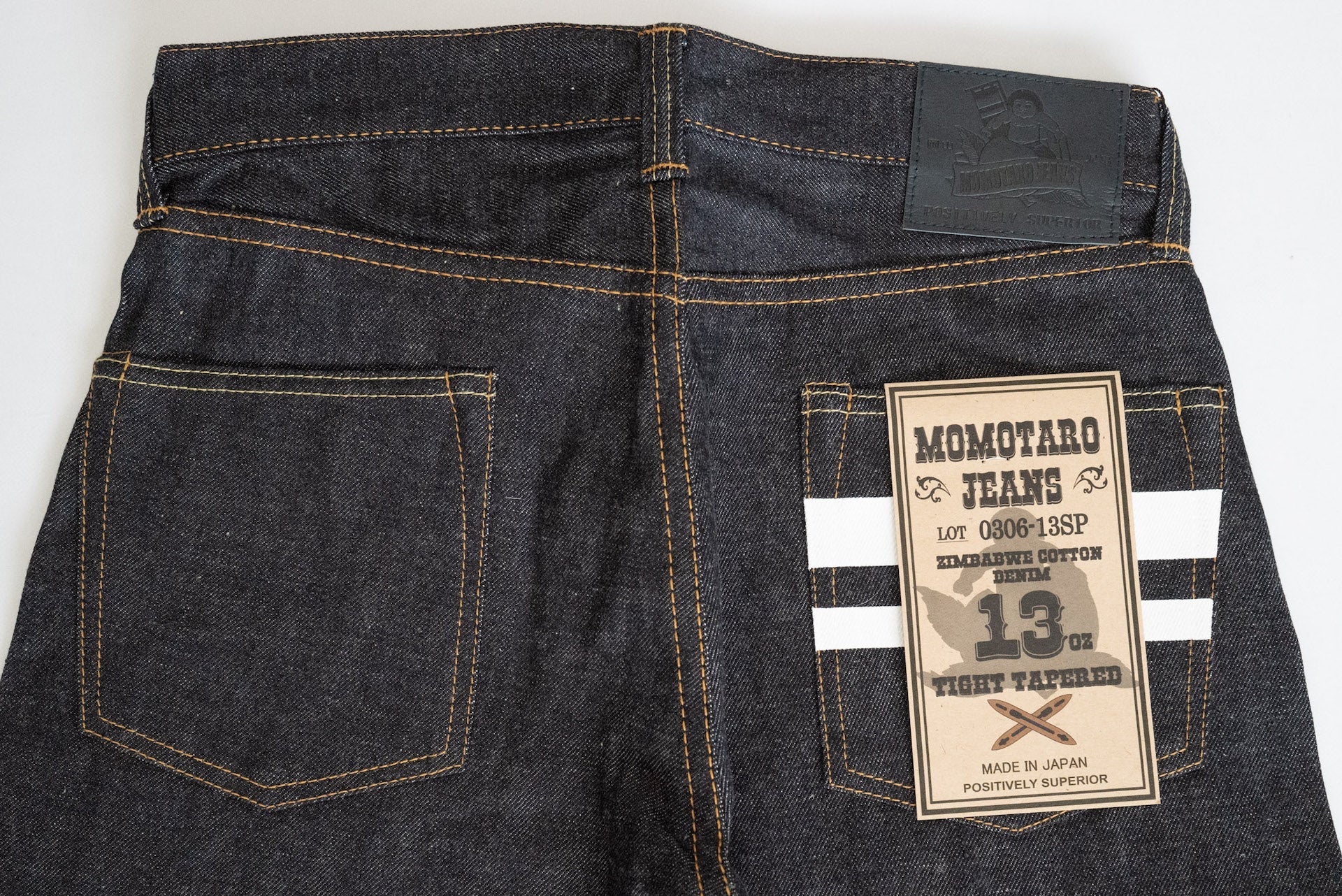 MOMOTARO JEANS 13oz 0306-13SP Denim (Slim Tapered Fit)