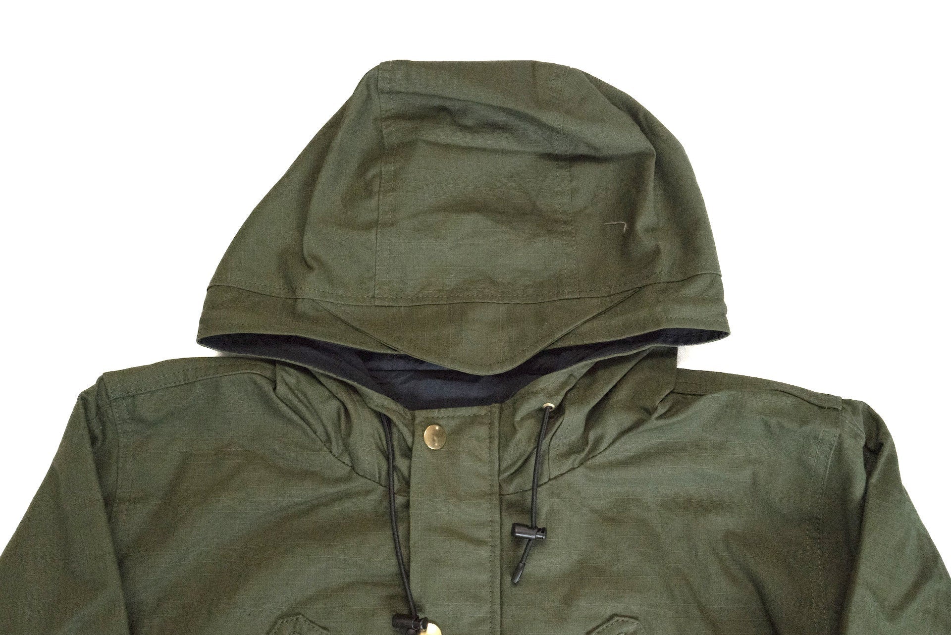 Unique Garment Cotton Rip-Stop 'Bird View' Mountain Parka (Olive)