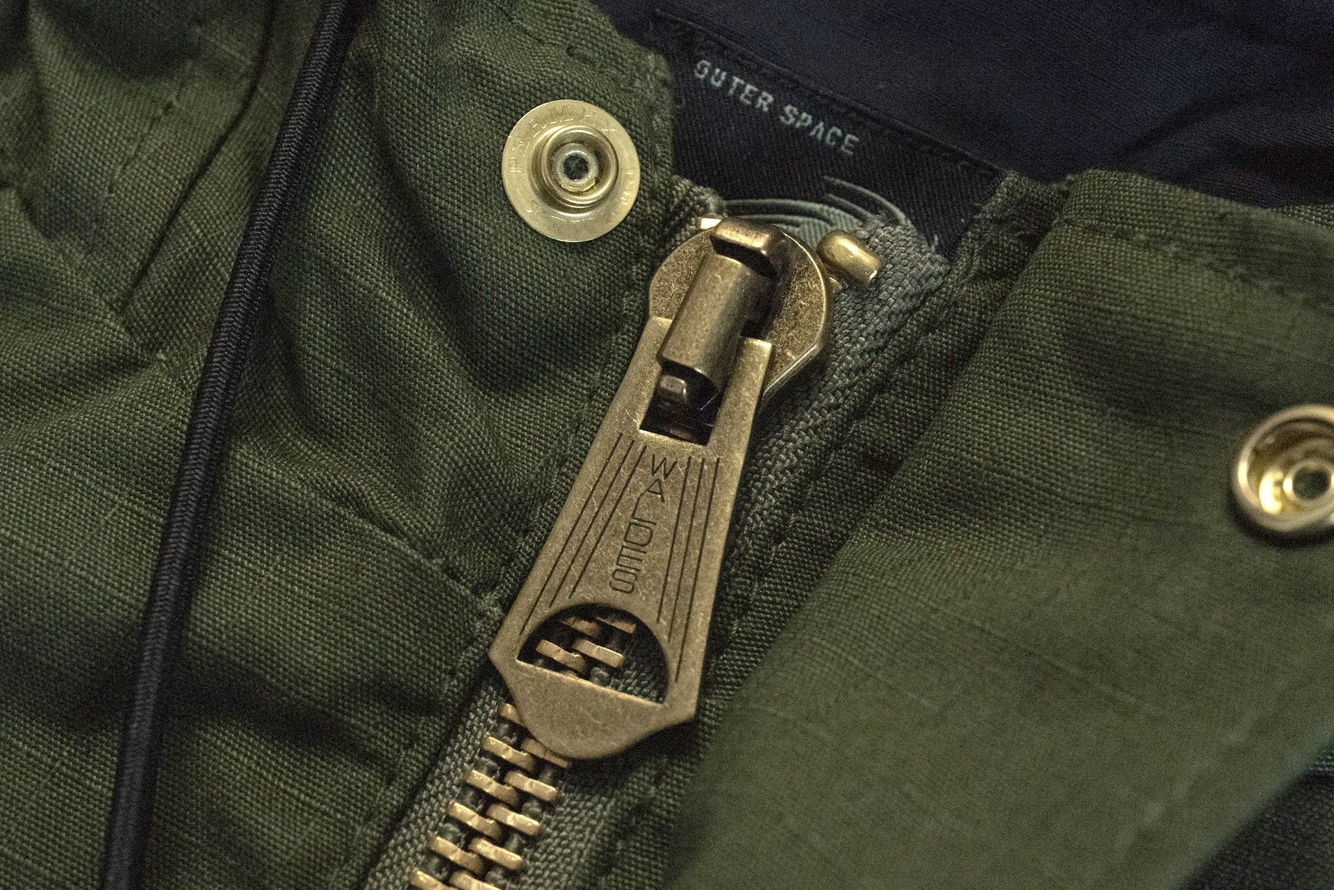 Unique Garment Cotton Rip-Stop 'Bird View' Mountain Parka (Olive)