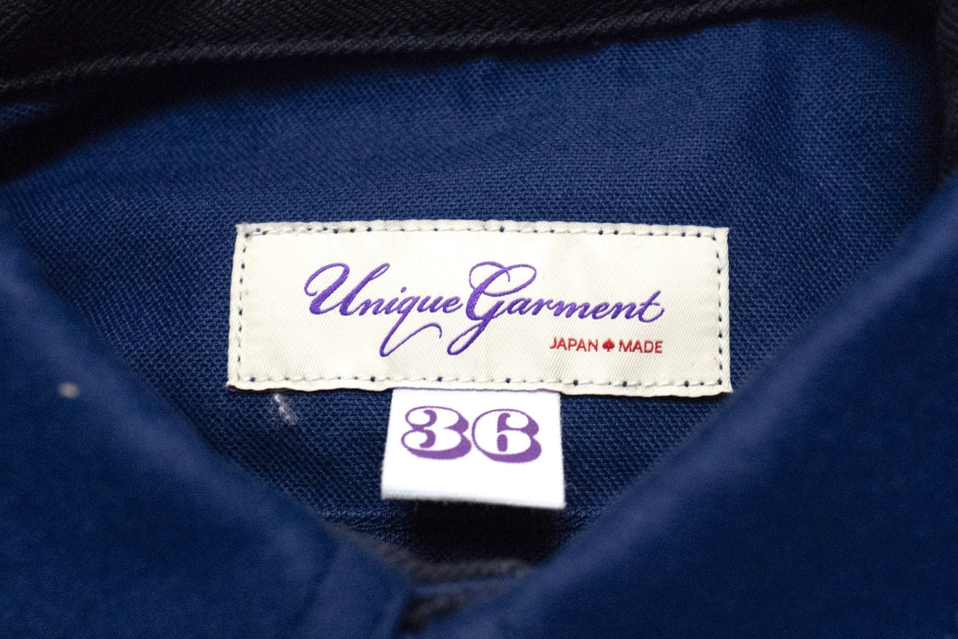 Unique Garment 'Deck Master' Moleskin C.P.O Jacketed Shirt (Royal Blue)