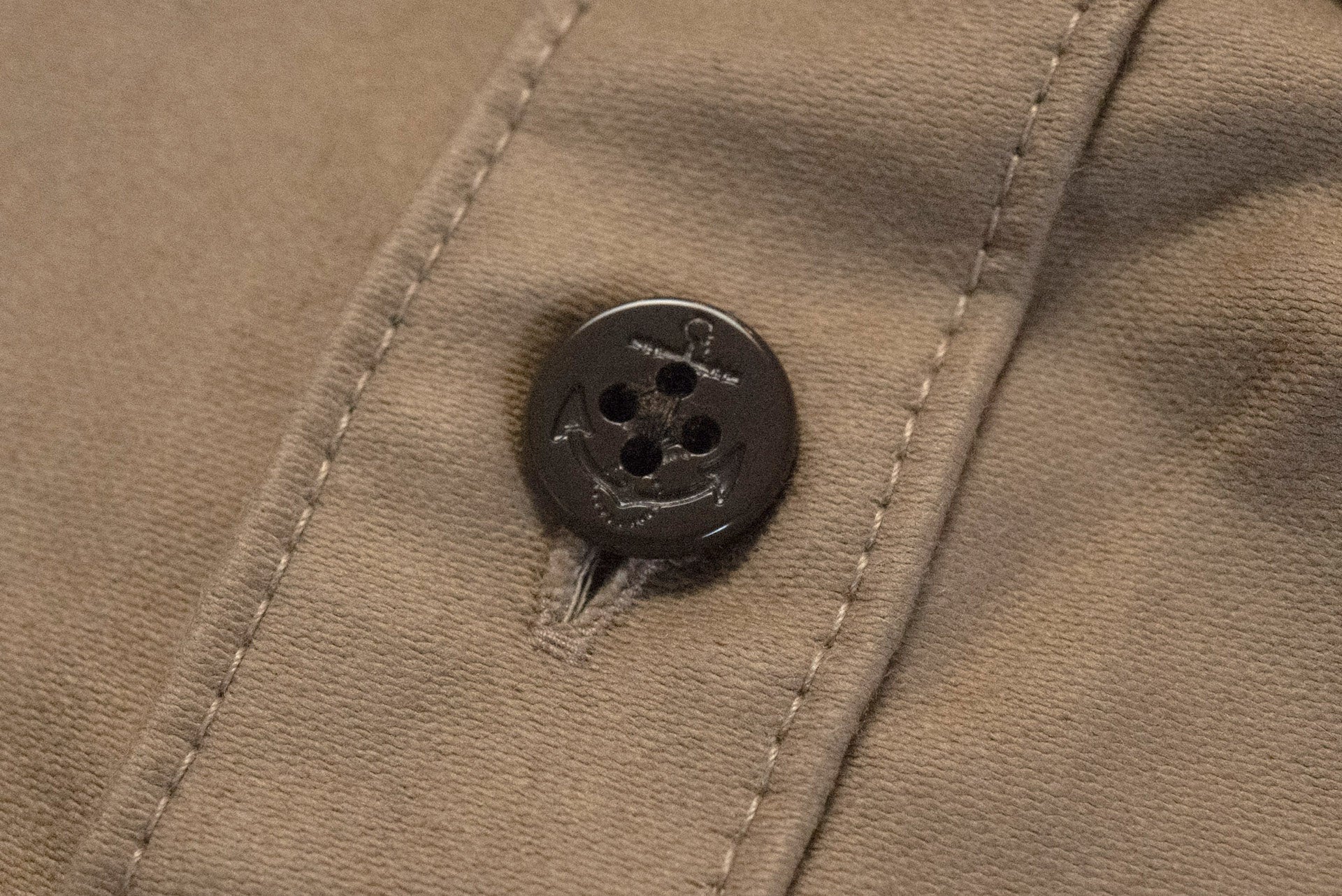 Unique Garment 'Deck Master' Moleskin C.P.O Jacketed Shirt (Sand Beige)