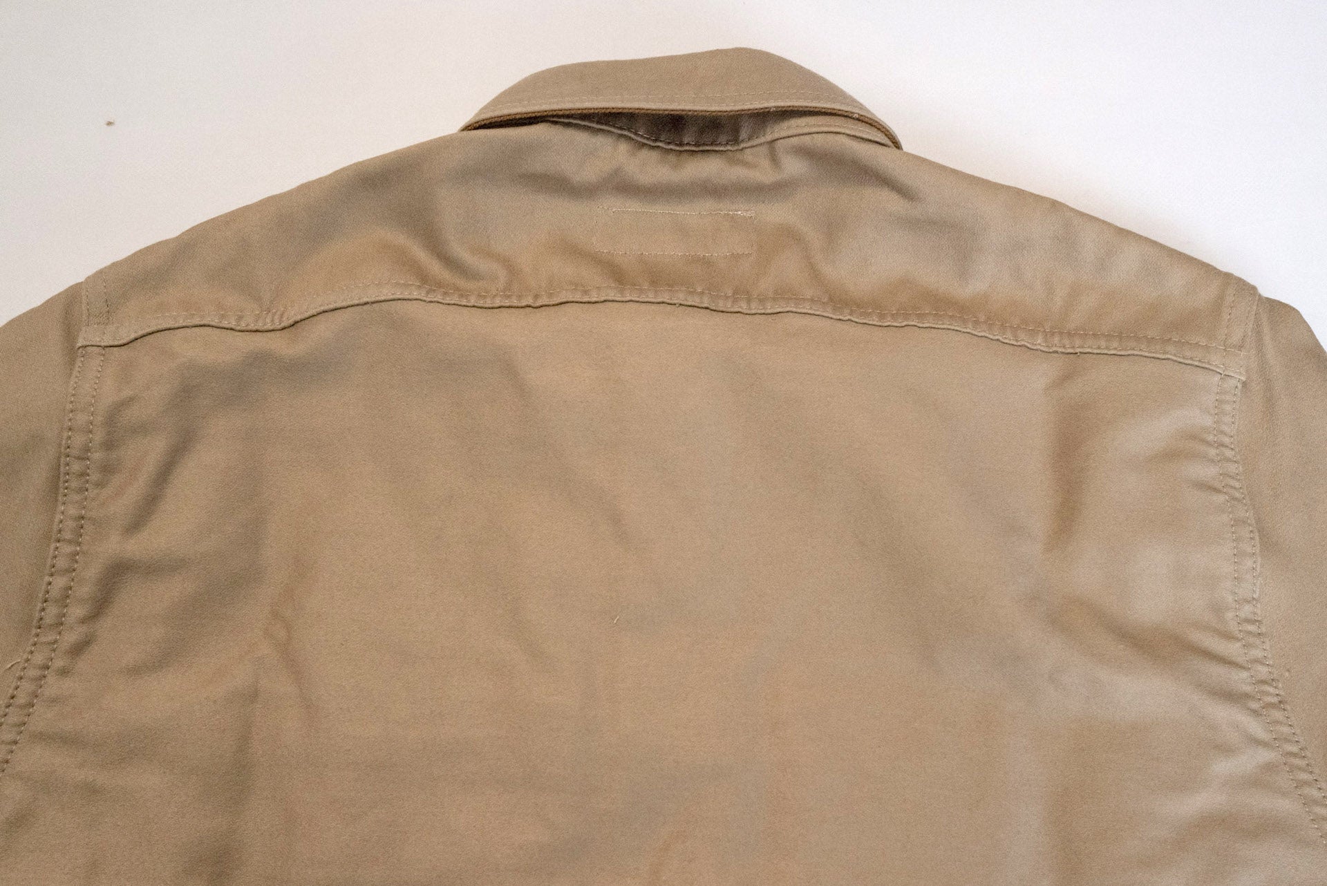 Unique Garment 'Deck Master' Moleskin C.P.O Jacketed Shirt (Sand Beige)