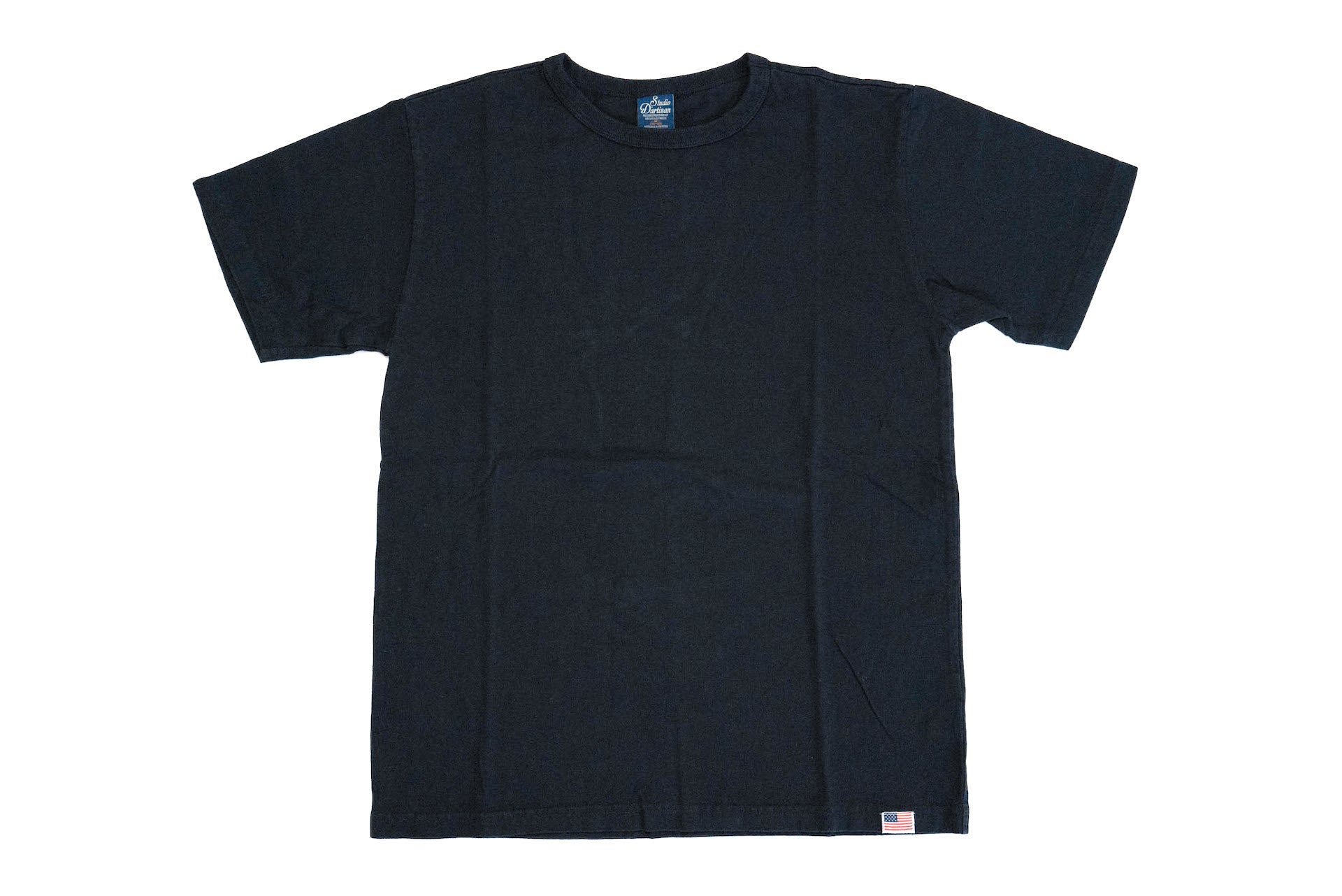 Studio D'Artisan 7oz 'USA Cotton' Loopwheeled Tee (Navy)