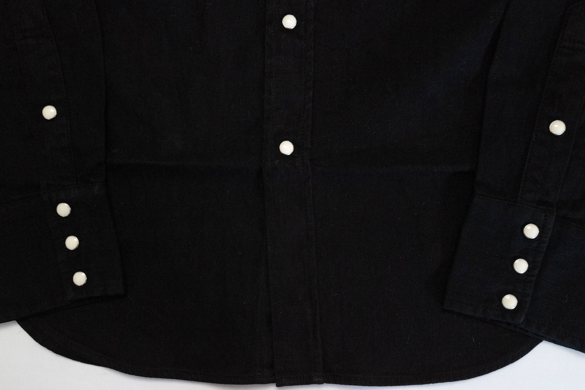 Studio D'Artisan 8oz "Kurozome" Ultimate-Black Denim Western Shirt
