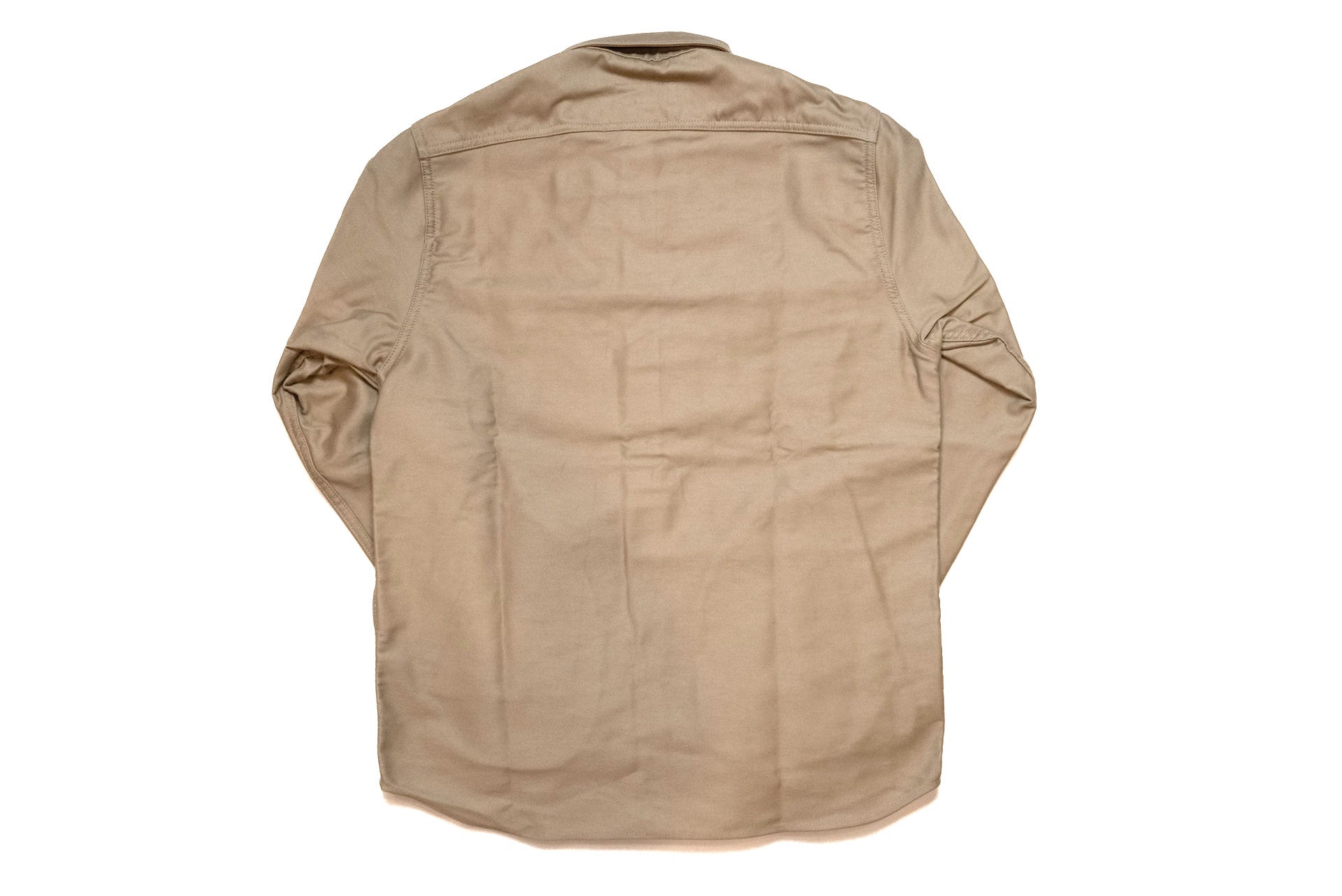 Unique Garment 'Deck Master' Moleskin C.P.O Jacketed Shirt (Sand Beige)