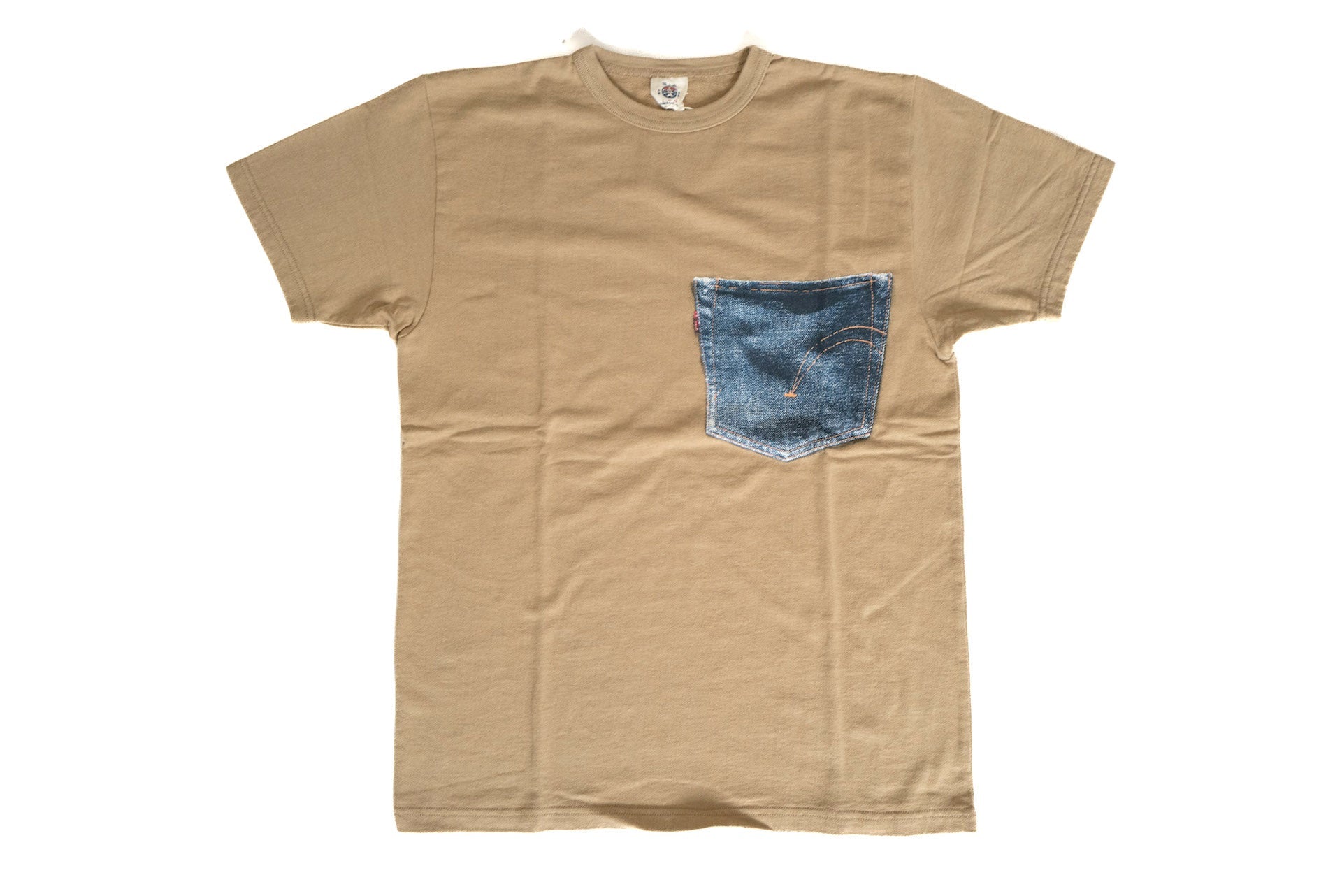 Samurai 7oz "Painting" Loopwheeled Tee (Beige)