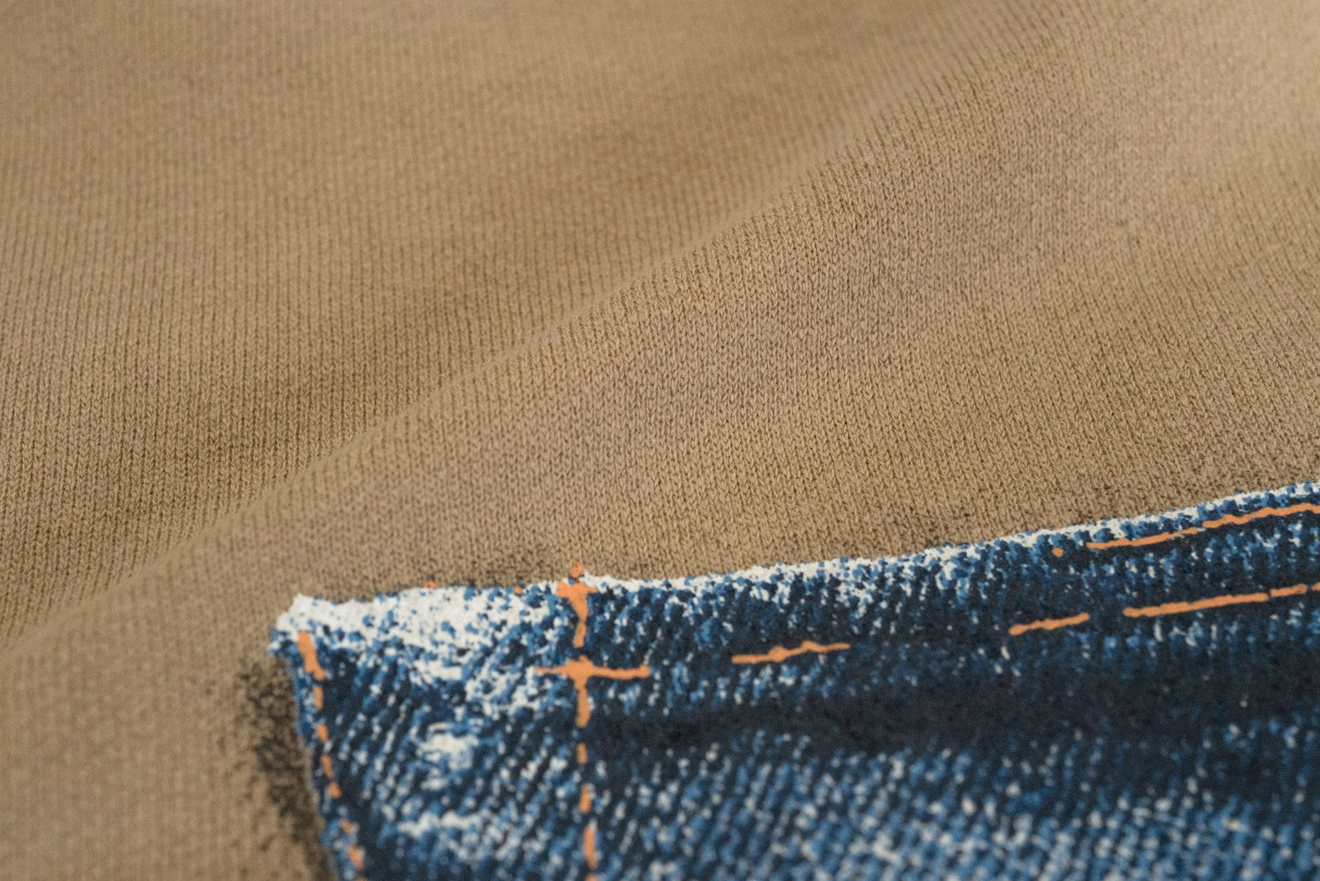 Samurai 7oz "Painting" Loopwheeled Tee (Beige)