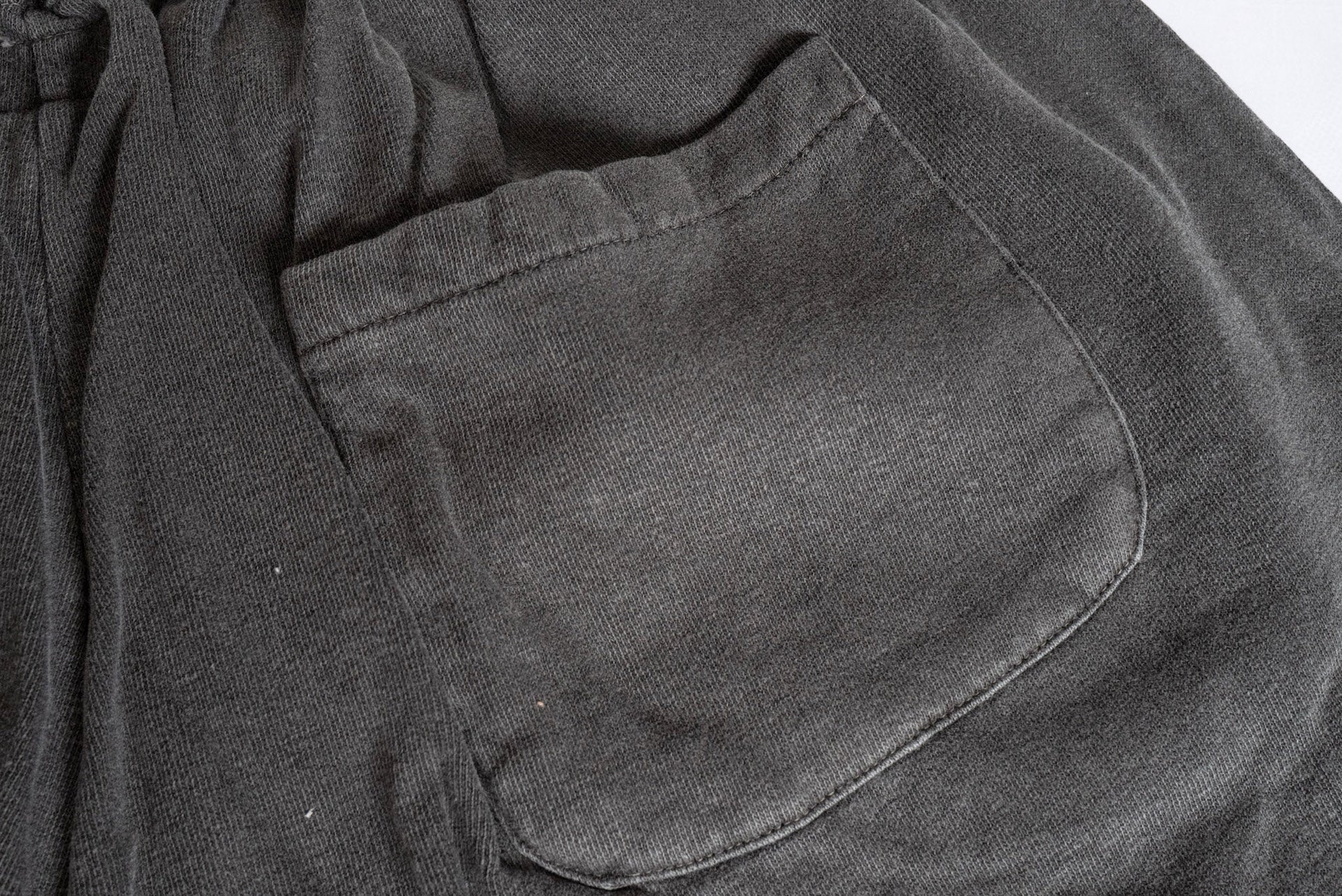 Dubble Works Tubular 'Pigment Dyed' Sweat Shorts (Sumi Black)