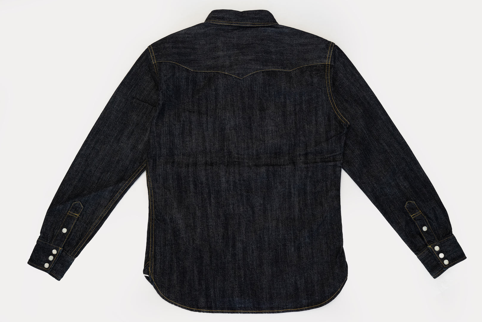 The Flat Head 10oz "Type 1" Indigo Dyed Denim Western Shirt