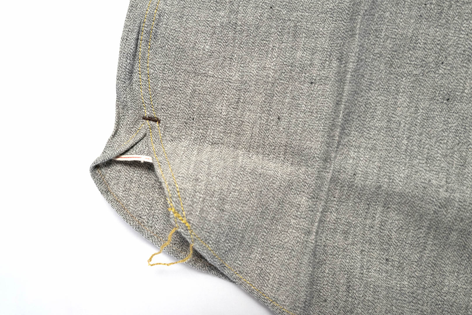 Freewheelers 8oz "Neal" Selvage Chambray Shirt (White Pepper)