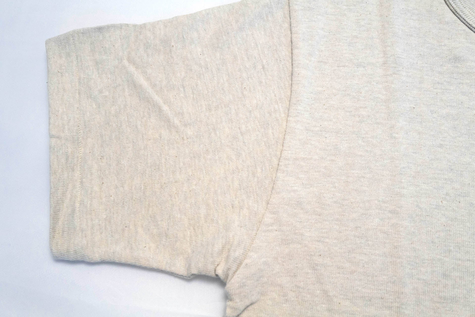Warehouse 5.5oz "Bamboo Textured" Plain Tee (Oatmeal)