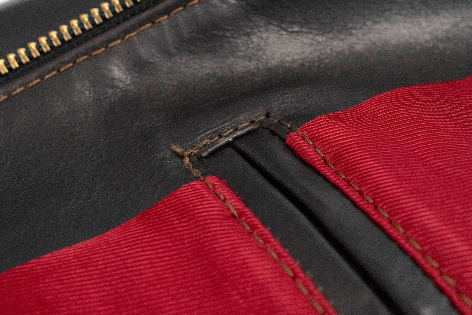 The Flat Head Horsehide 50s Single Riders Jacket (Black Tea-Cored)