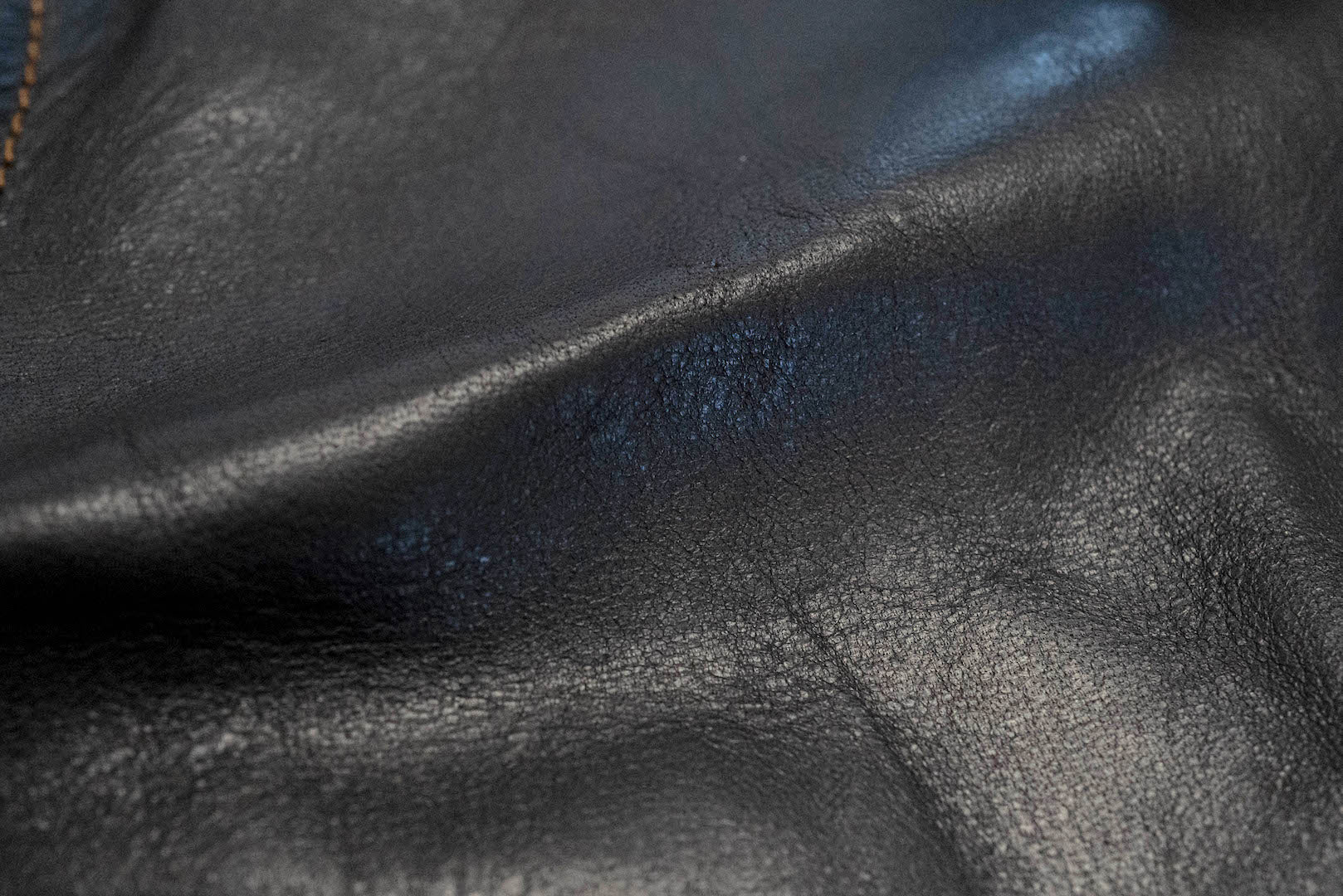 The Flat Head Horsehide 50s Single Riders Jacket (Black Tea-Cored)