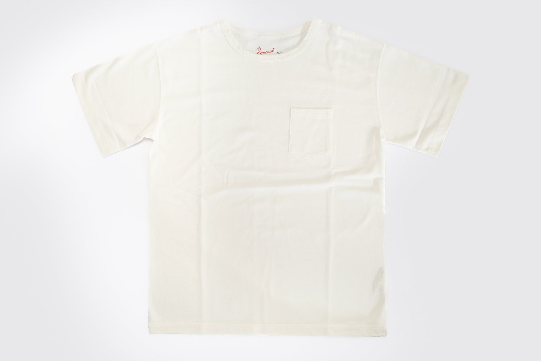 Boncoura 10oz Ultra Heavy Loopwheeled Pocket Tee (White)