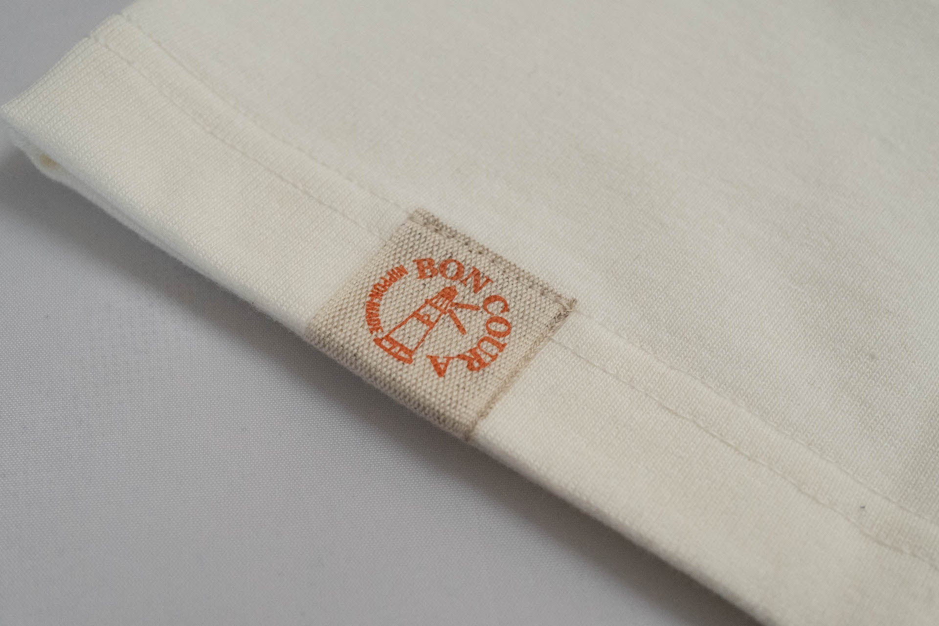 Boncoura 10oz Ultra Heavy Loopwheeled Pocket Tee (White)