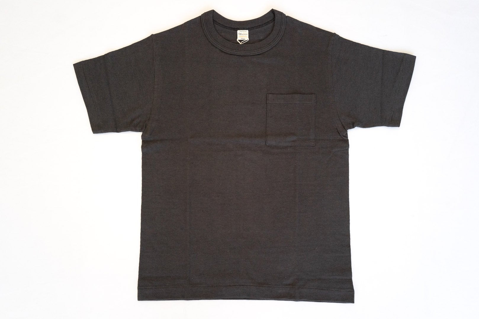 Warehouse 5.5oz "Bamboo Textured" Pocket Tee (Black)