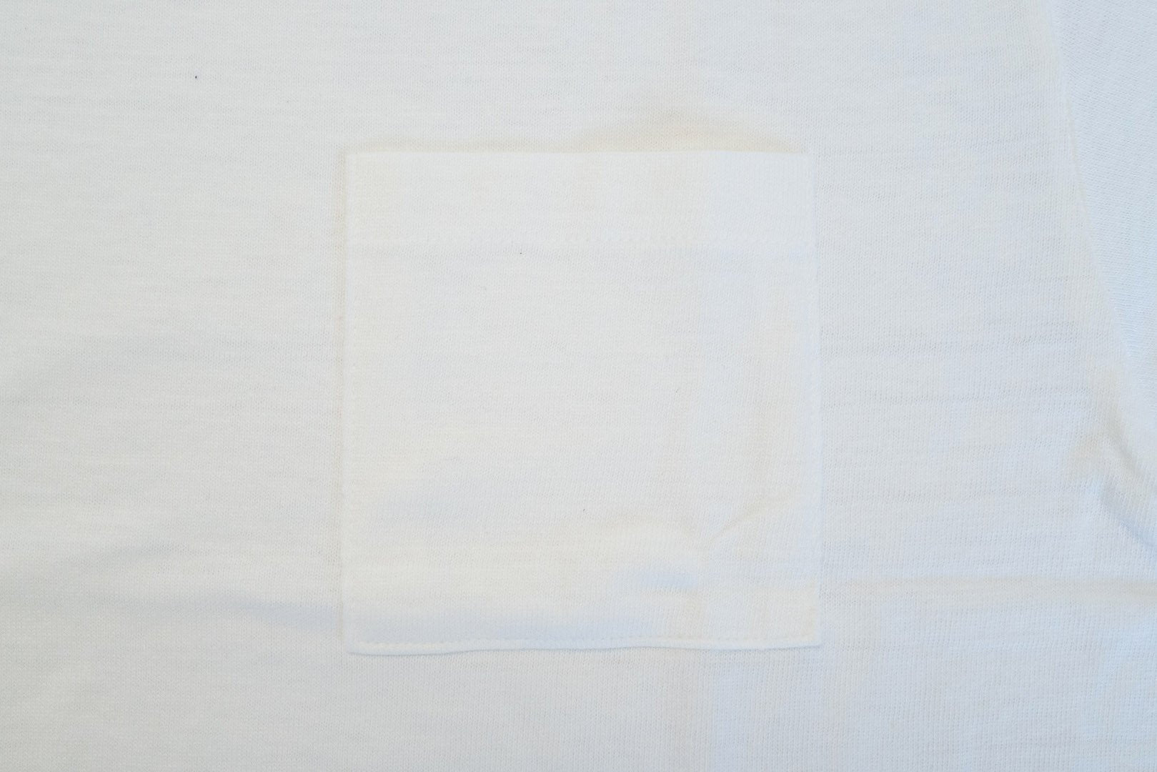 Warehouse 5.5oz "Bamboo Textured" Pocket Tee (White)
