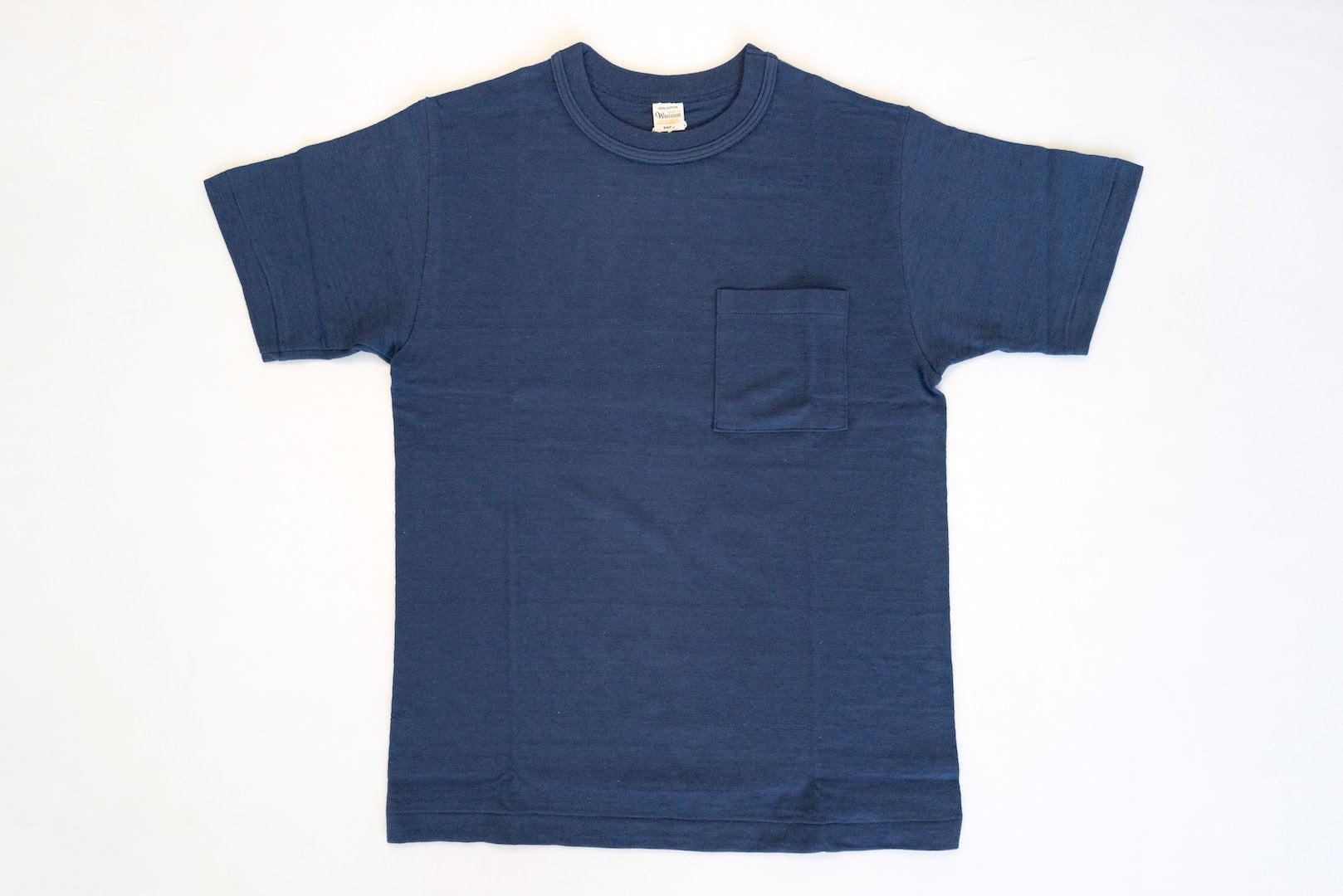 Warehouse 5.5oz "Bamboo Textured" Pocket Tee (Navy)