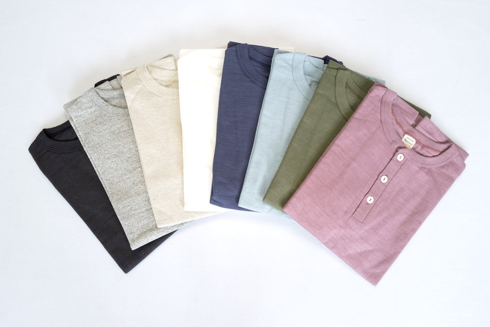 Warehouse 5.5oz "Bamboo Textured" Henley Tee (Oatmeal)