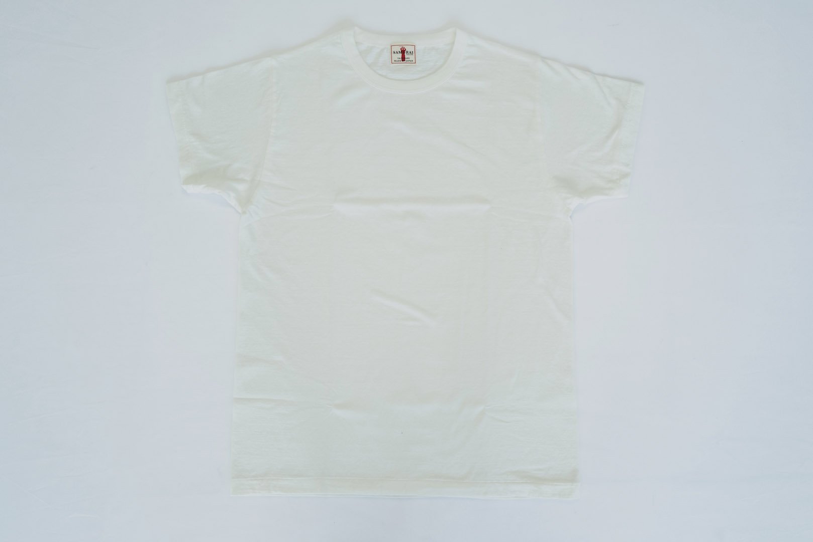 Samurai 6oz Super Slow Loopwheeled Tee (White)