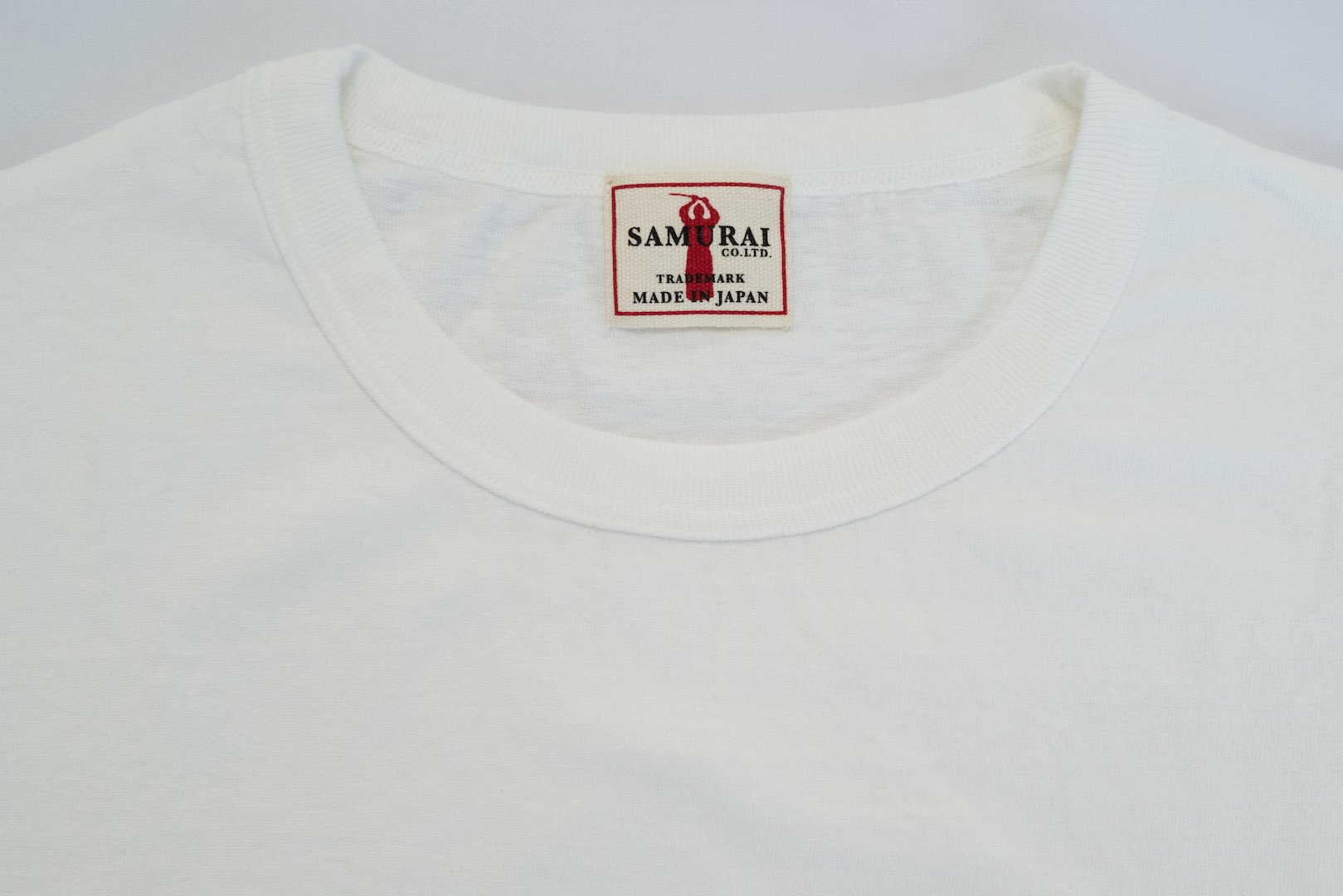 Samurai 6oz Super Slow Loopwheeled Tee (White)