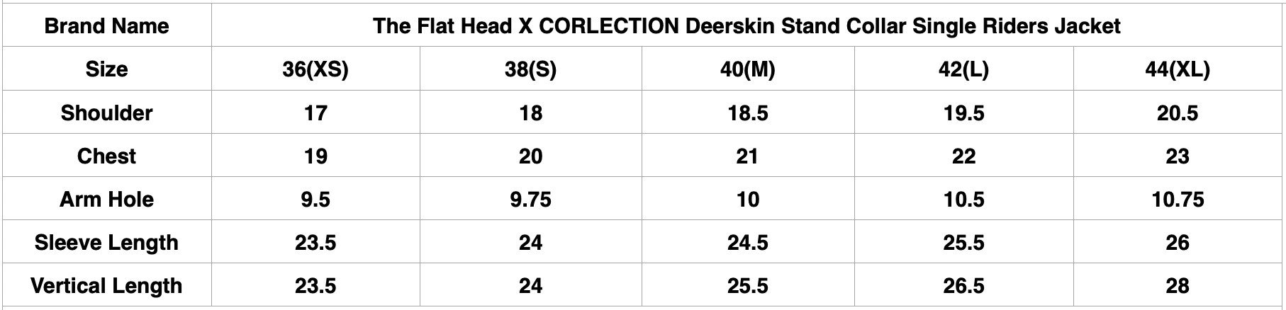 The Flat Head X CORLECTION Deerskin Stand Collar Single Riders Jacket (Brown)