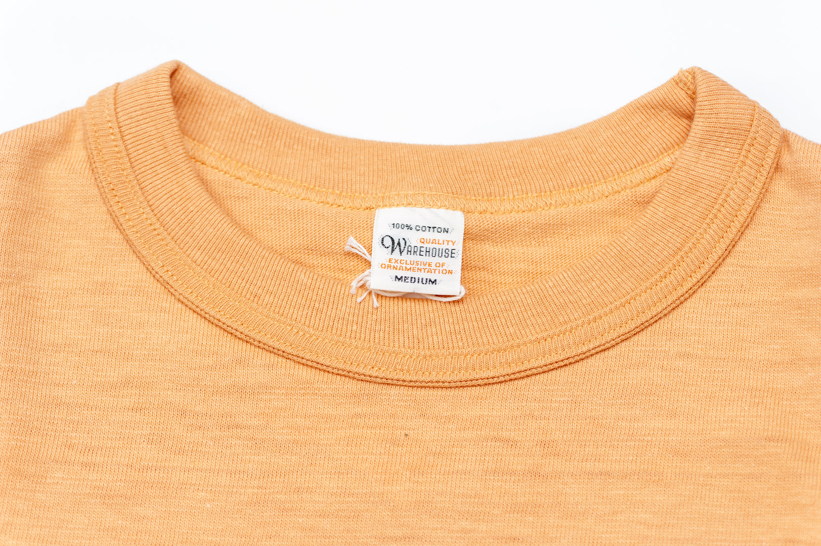 Warehouse 5.5oz "Bamboo Textured" Plain Tee (Orange)