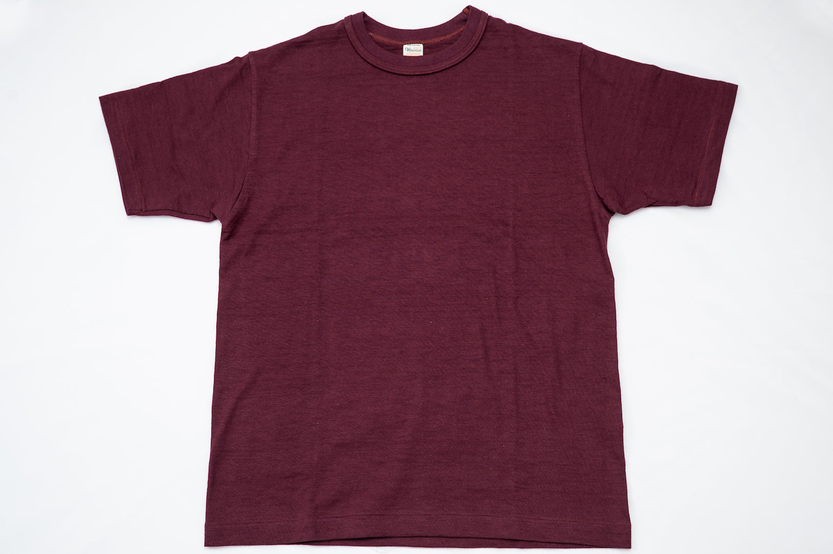 Warehouse 5.5oz "Bamboo Textured" Plain Tee (Bordeaux)