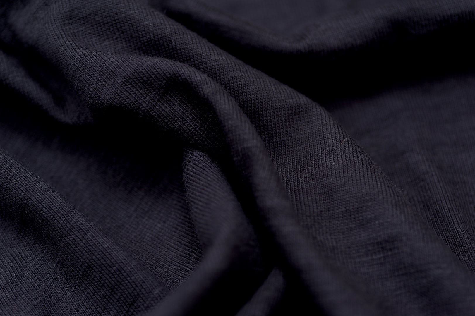Warehouse 5.5oz "Bamboo Textured" Plain Tee (Black)