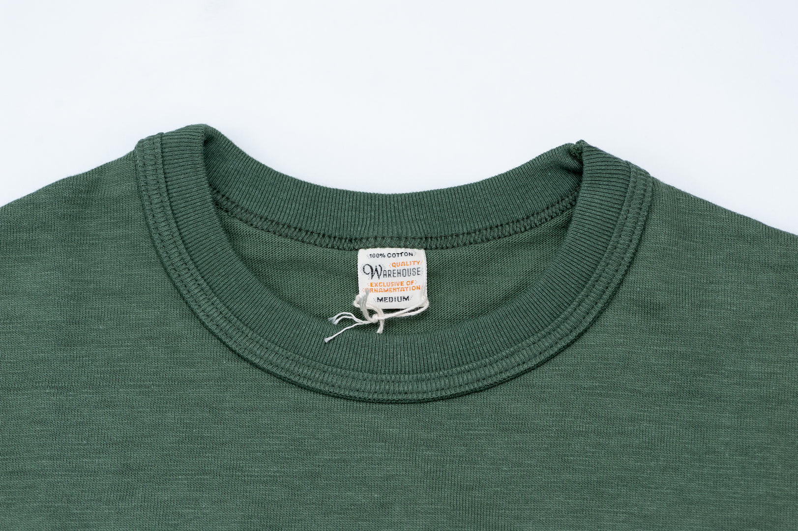 Warehouse 5.5oz "Bamboo Textured" Plain Tee (Green)