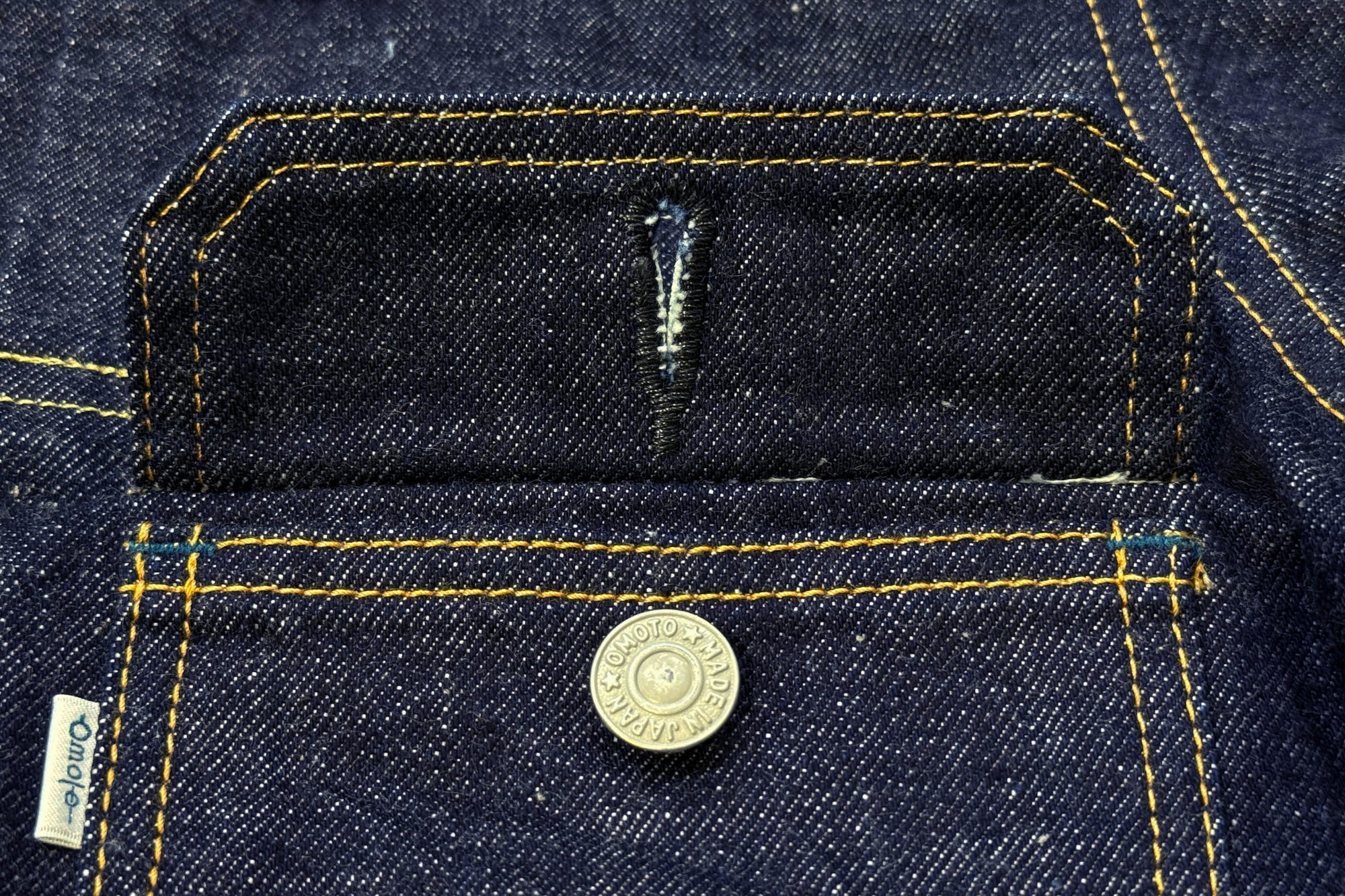 Omoto Denim 13.5oz Indigo Dyed “Ultimate-Comfort” Modified Type 2 Denim Jacket
