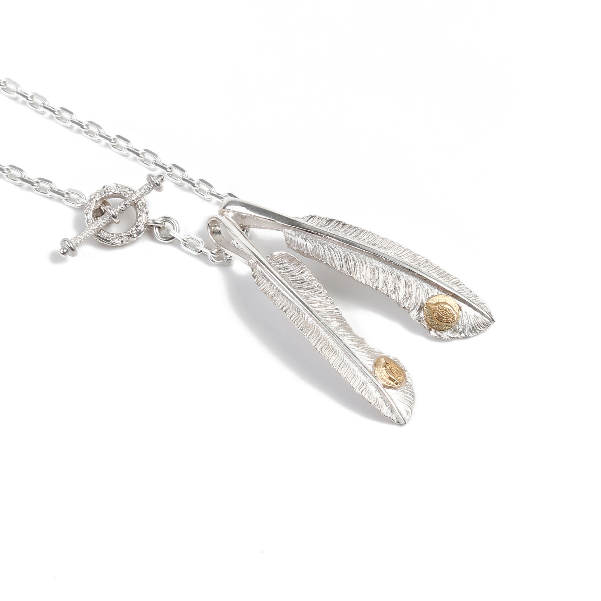 Legend "Small Feather" Pendant with 22k Gold Emblem (Special Edition)