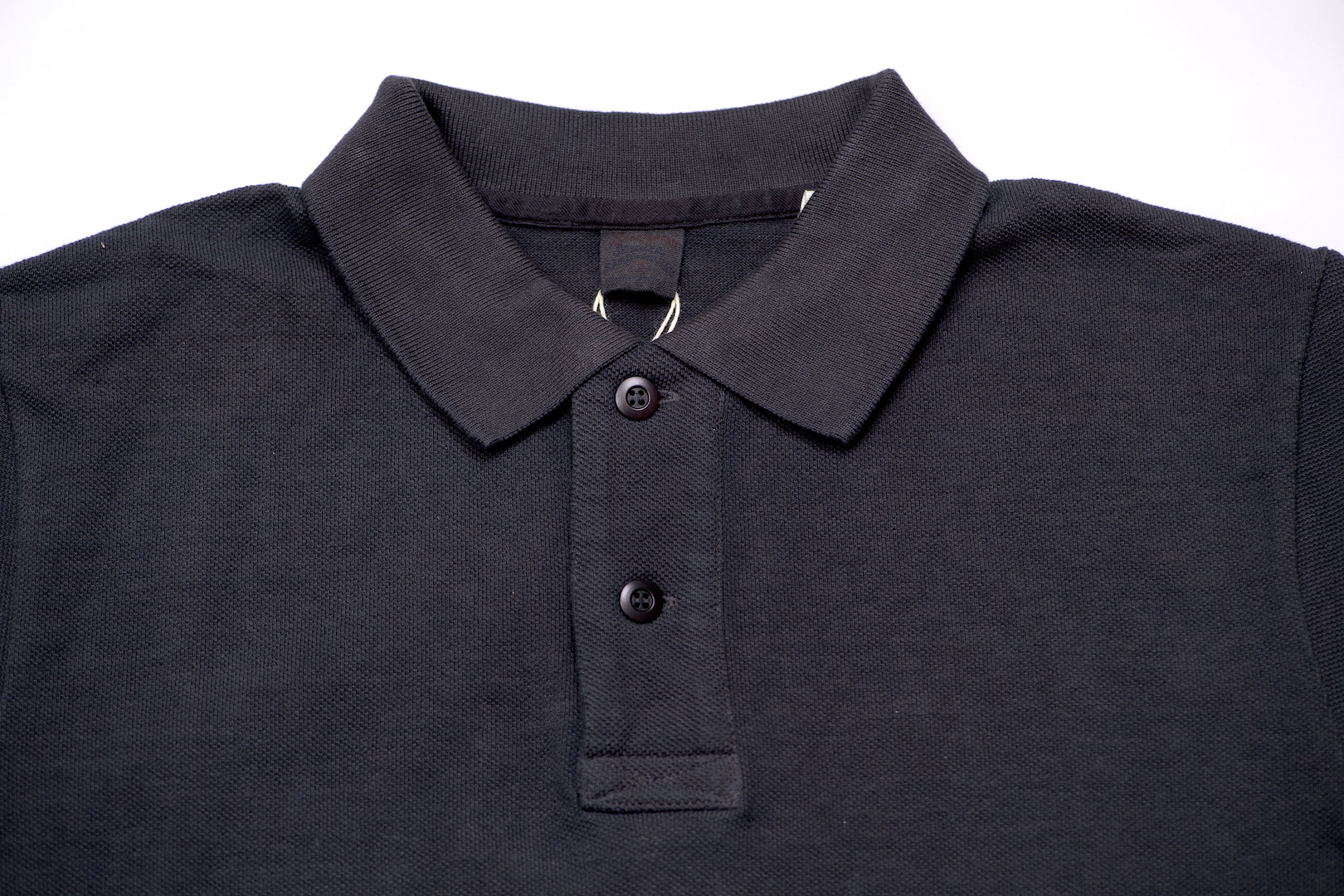 UES Ultra-Heavyweight Slubby Polo Shirt (Black)