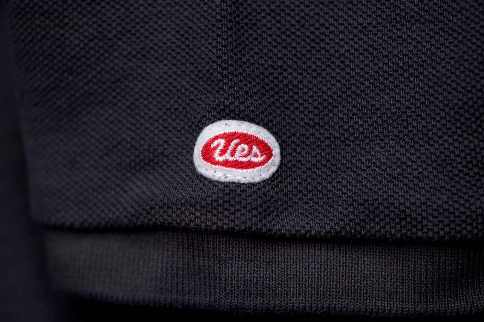 UES Ultra-Heavyweight Slubby Polo Shirt (Black)