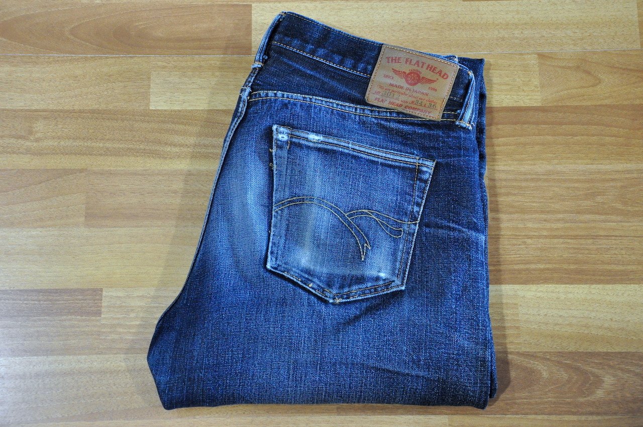 The Flat Head 3002 14.5oz Denim (Slim Tapered Fit)