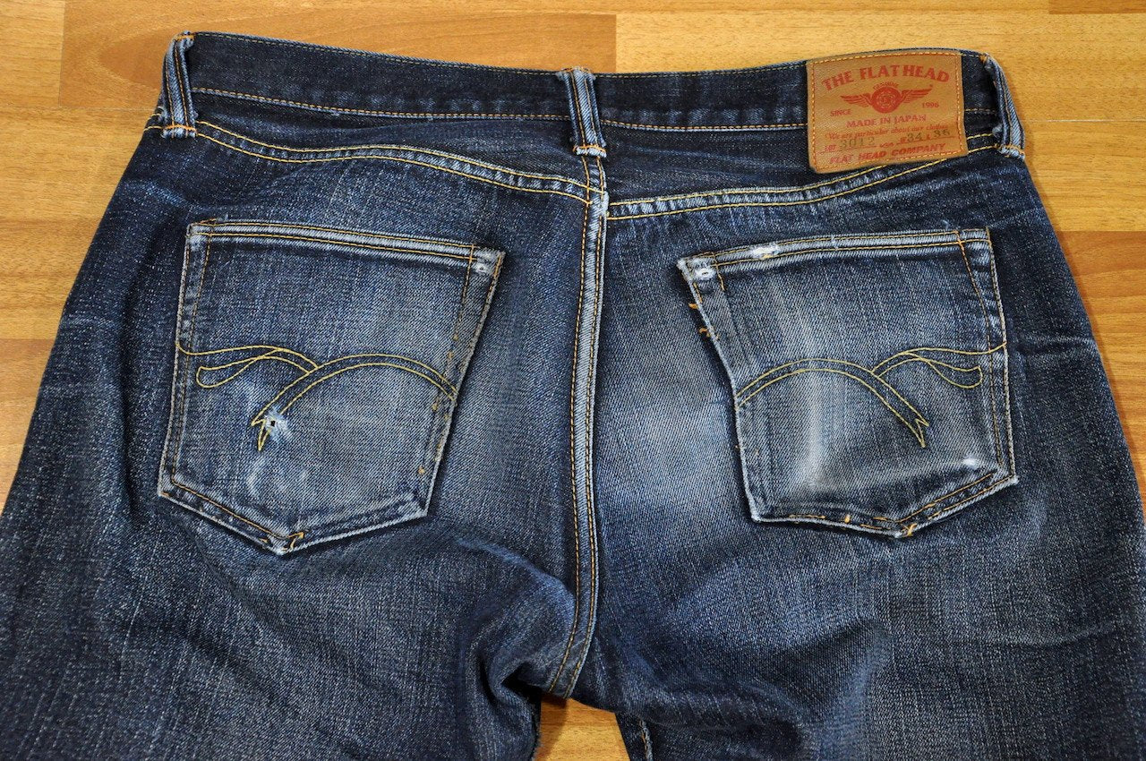The Flat Head 3002 14.5oz Denim (Slim Tapered Fit)
