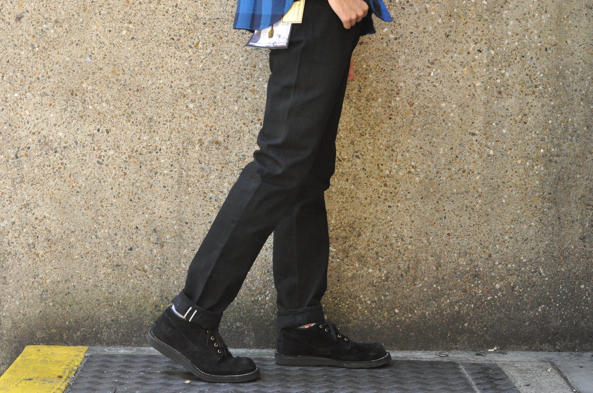 Unique Garment 1001BT 14oz 'Before Dawn' Black Denim (Tapered Fit)