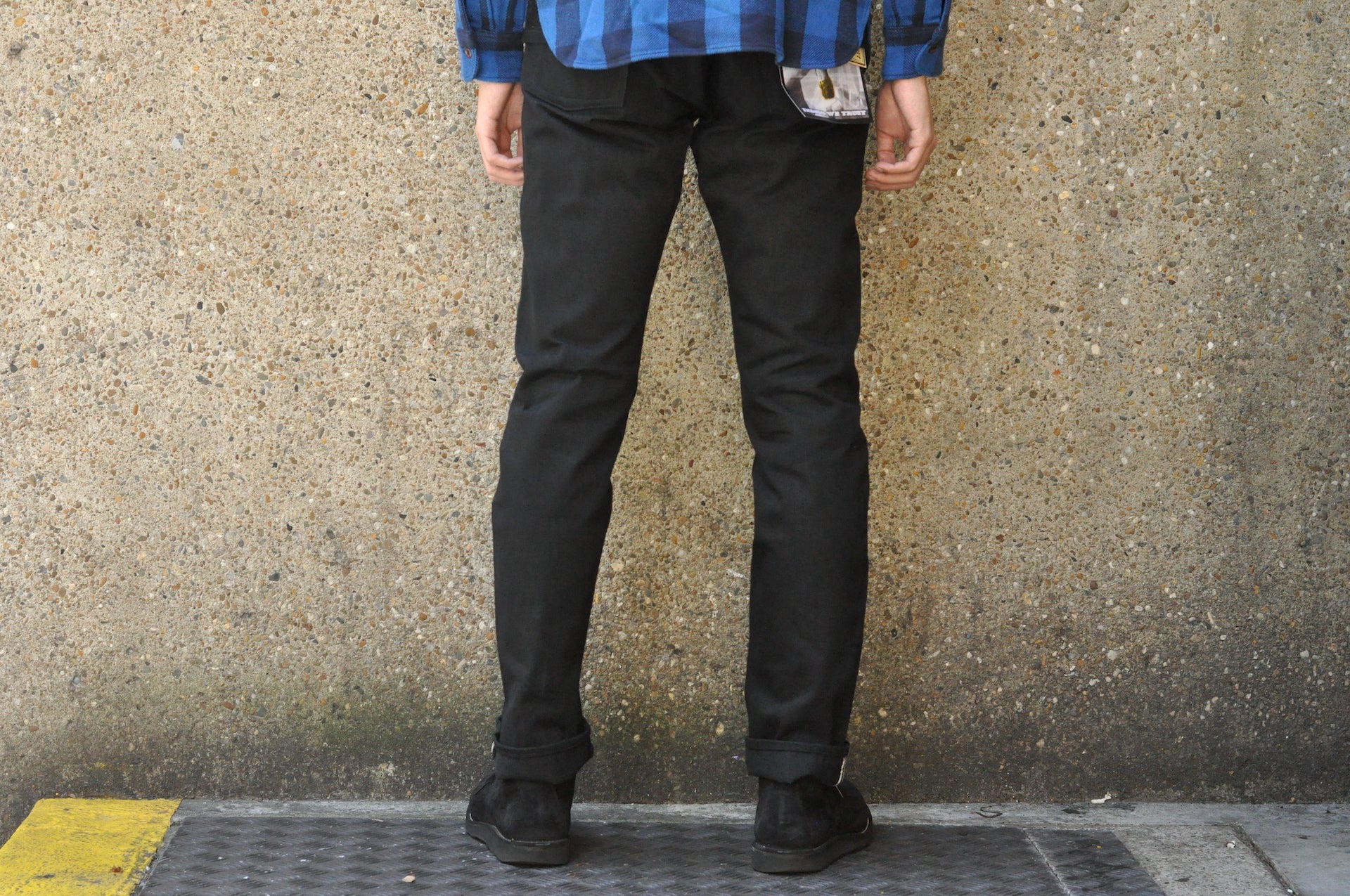 Unique Garment 1001BT 14oz 'Before Dawn' Black Denim (Tapered Fit)