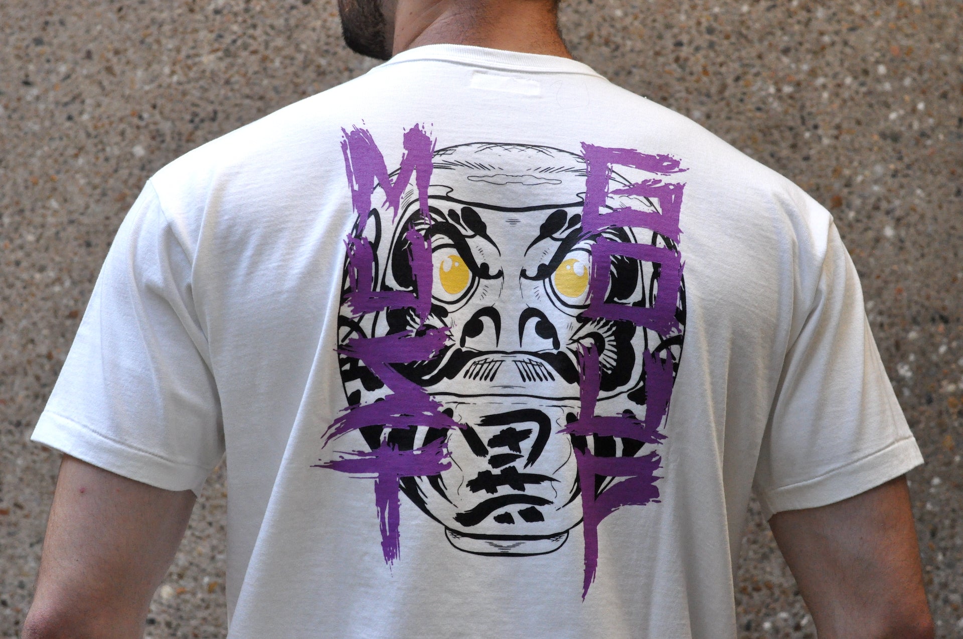 Unique Garment 'Must Go Up' Loopwheel Tee (White)