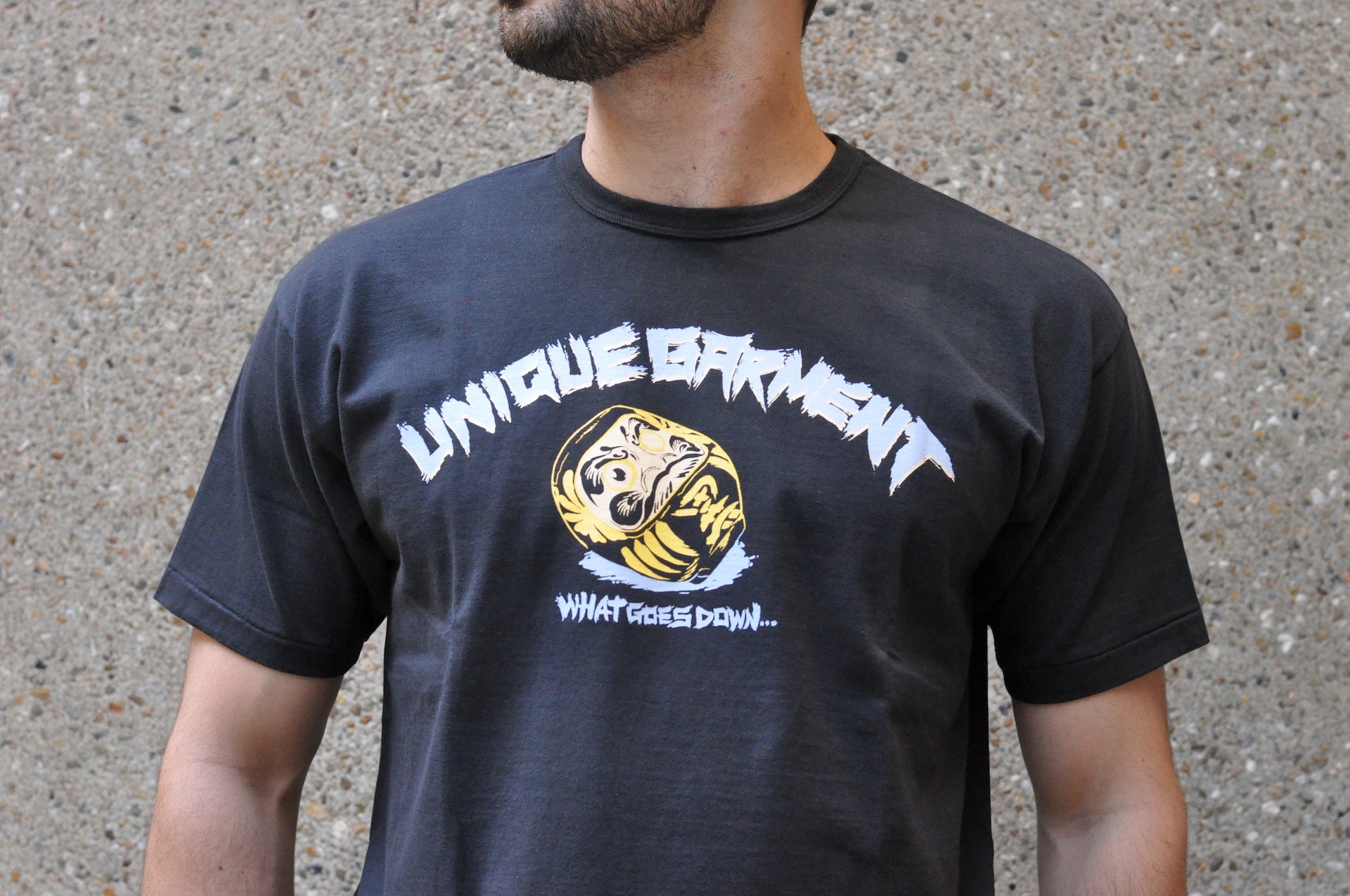 Unique Garment 'Must Go Up' Loopwheel Tee (Black)