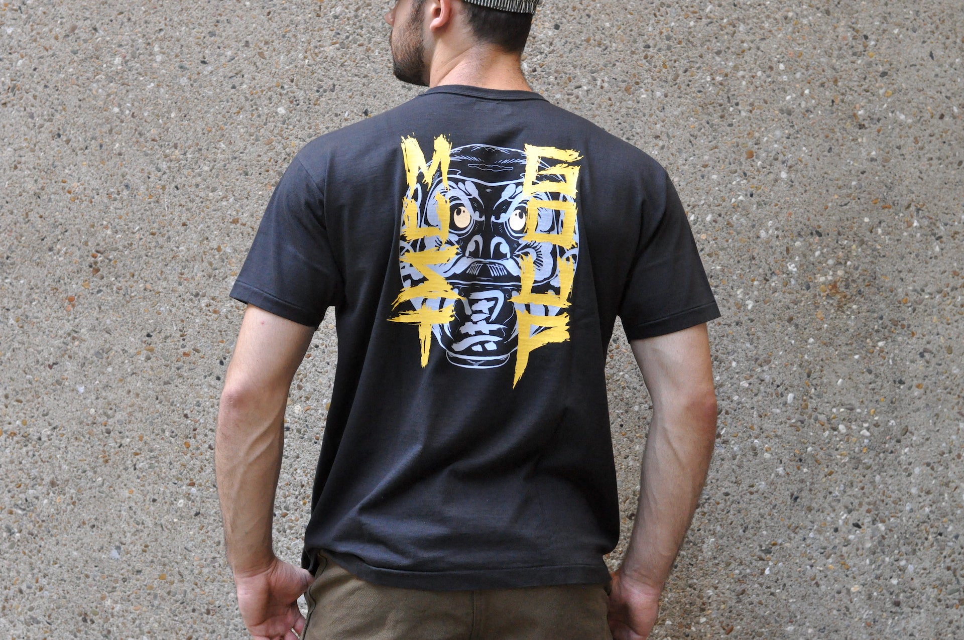 Unique Garment 'Must Go Up' Loopwheel Tee (Black)