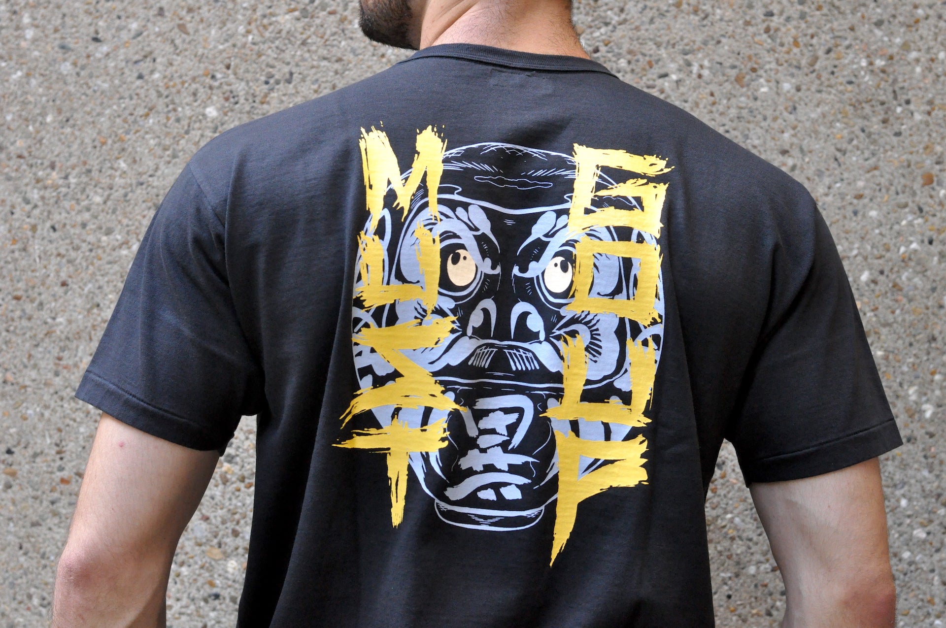 Unique Garment 'Must Go Up' Loopwheel Tee (Black)