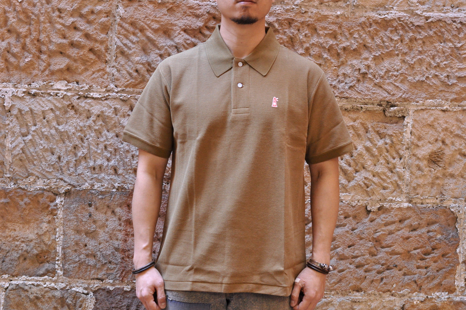 Boncoura Heavyweight Polo Shirt (Coyote)