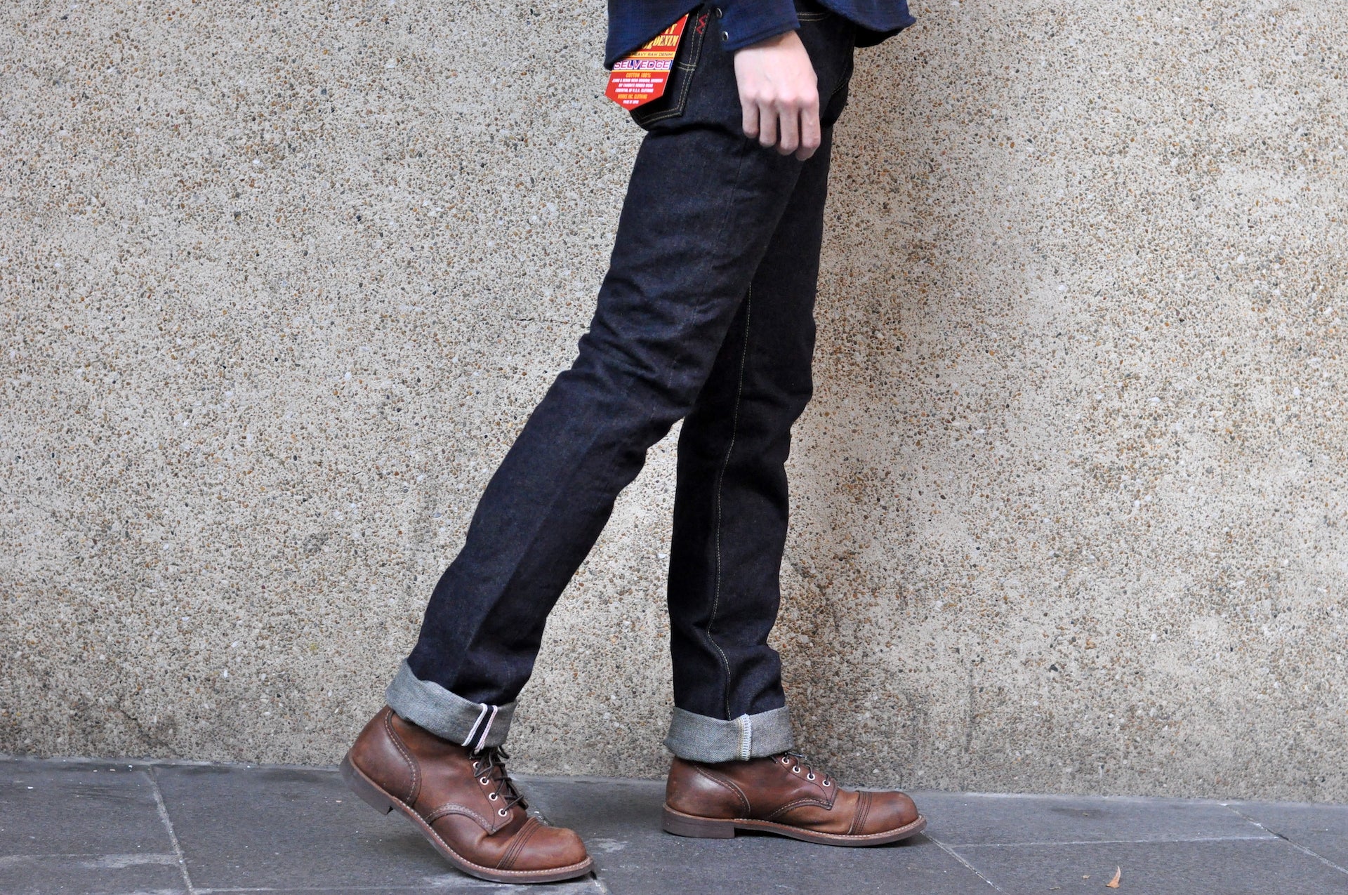 Iron Heart 19oz 555S-19L Denim (Slim Tapered Fit)