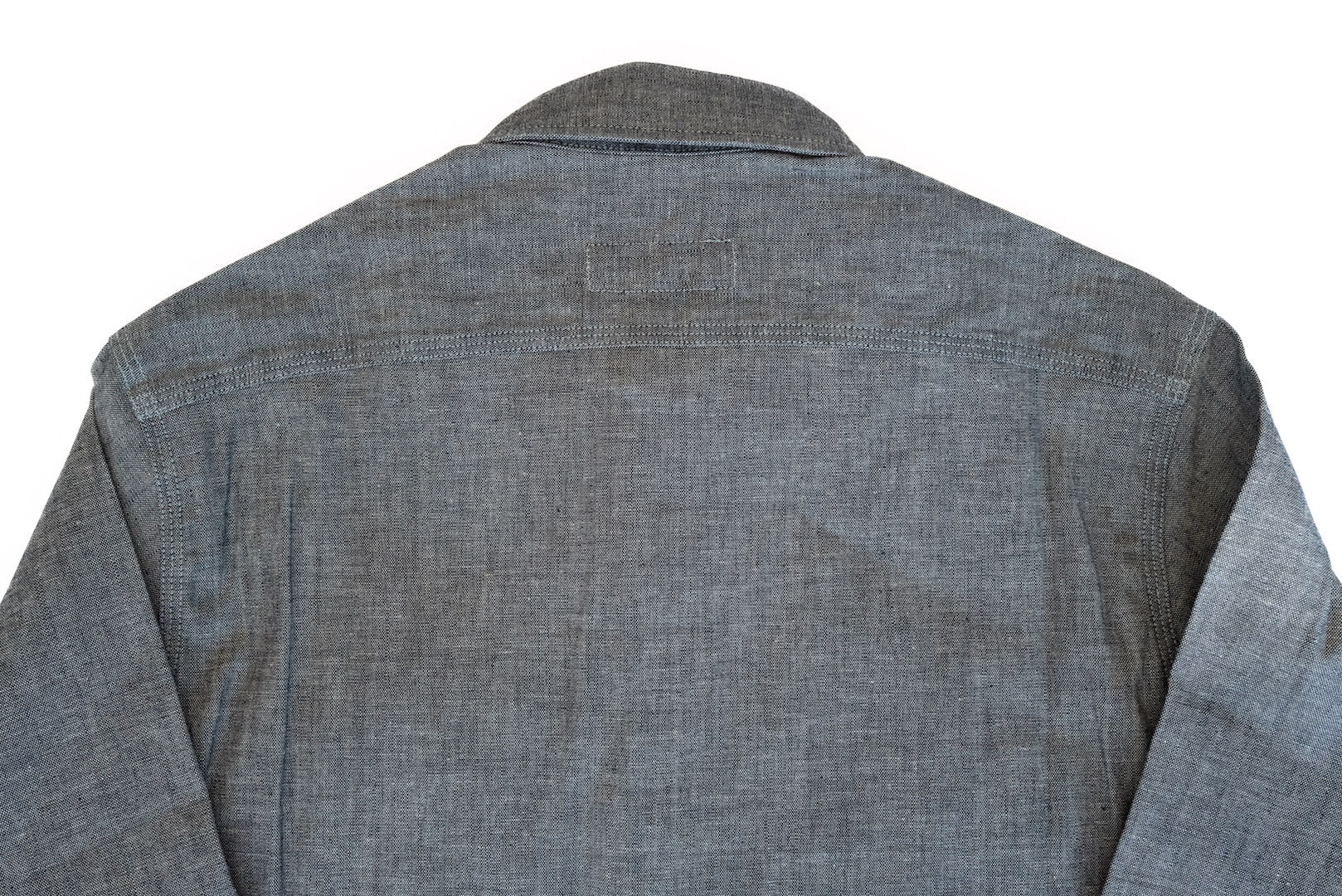 Unique Garment 9oz 'Stanley' Selvage Chambray Work Shirt (Grey)