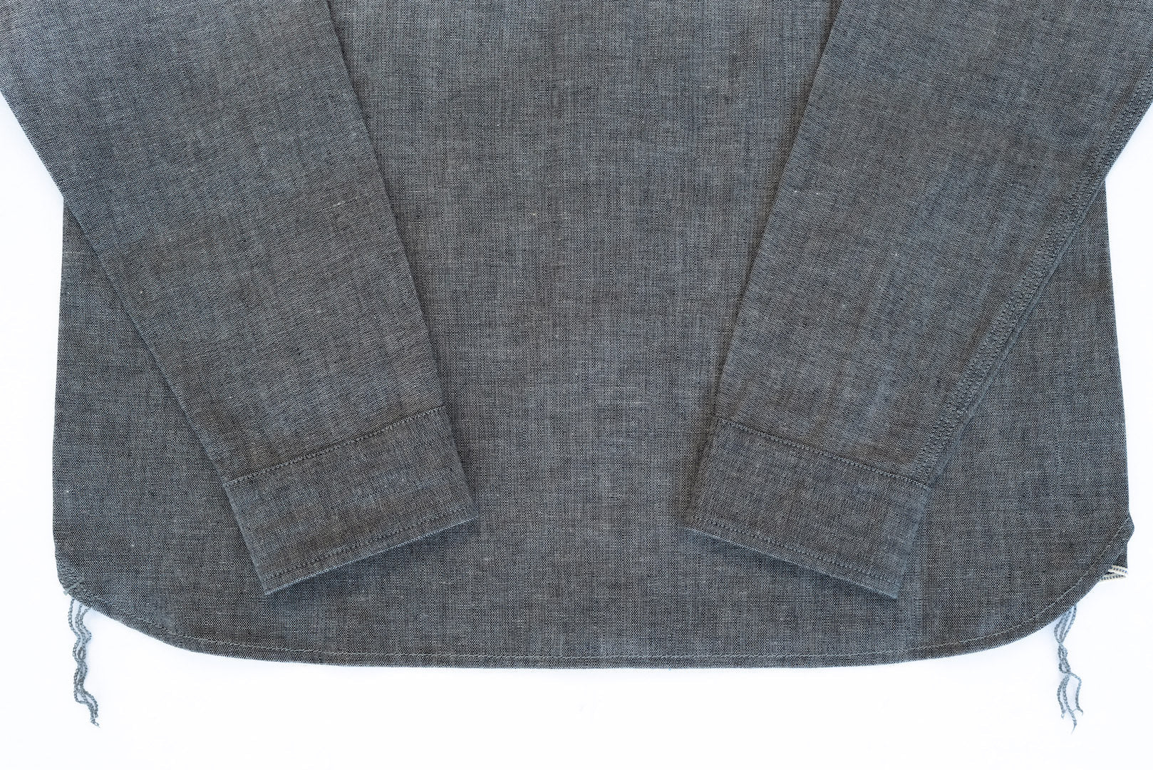 Unique Garment 9oz 'Stanley' Selvage Chambray Work Shirt (Grey)