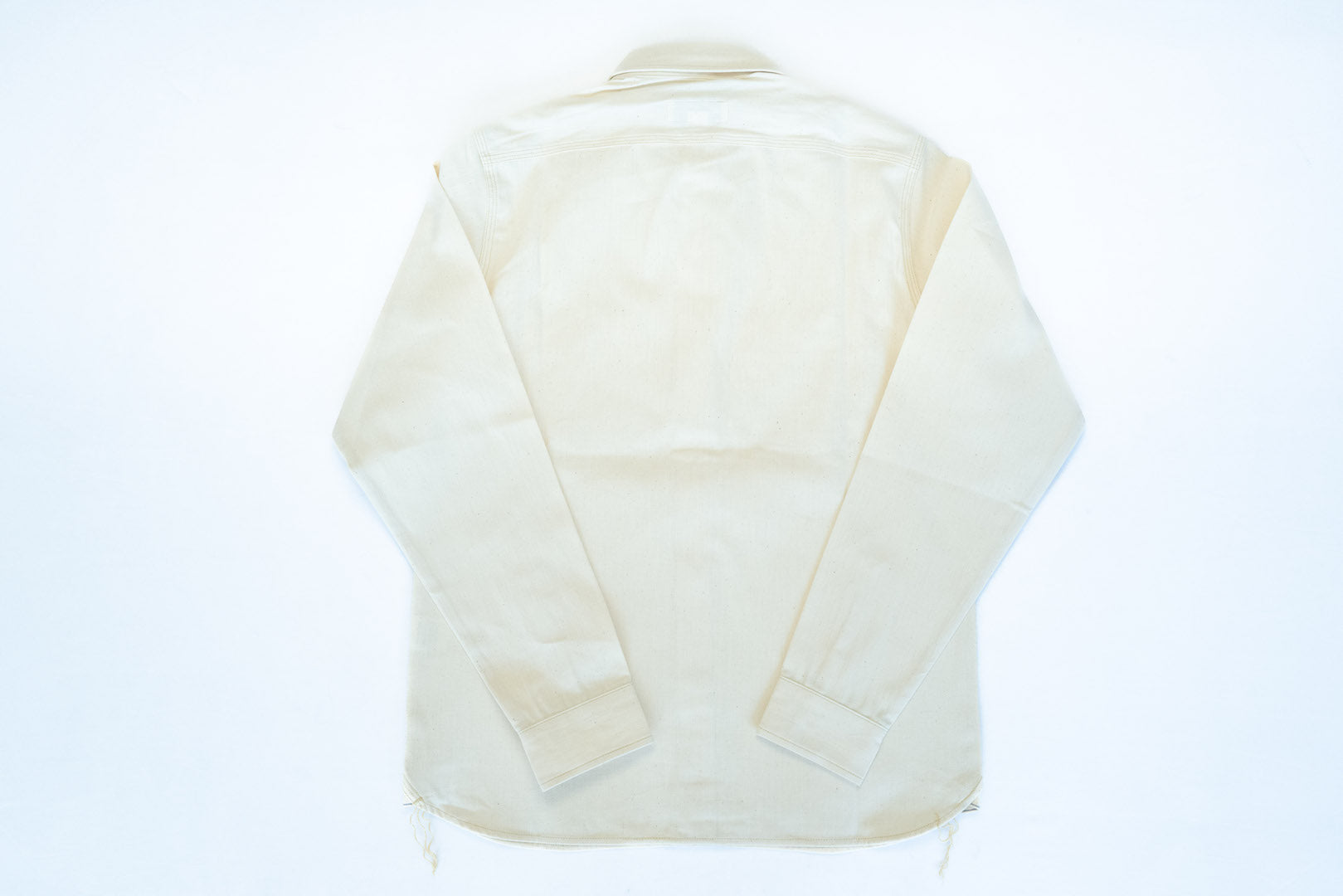Unique Garment 9oz 'Stanley' Selvage Chambray Work Shirt (Cream)