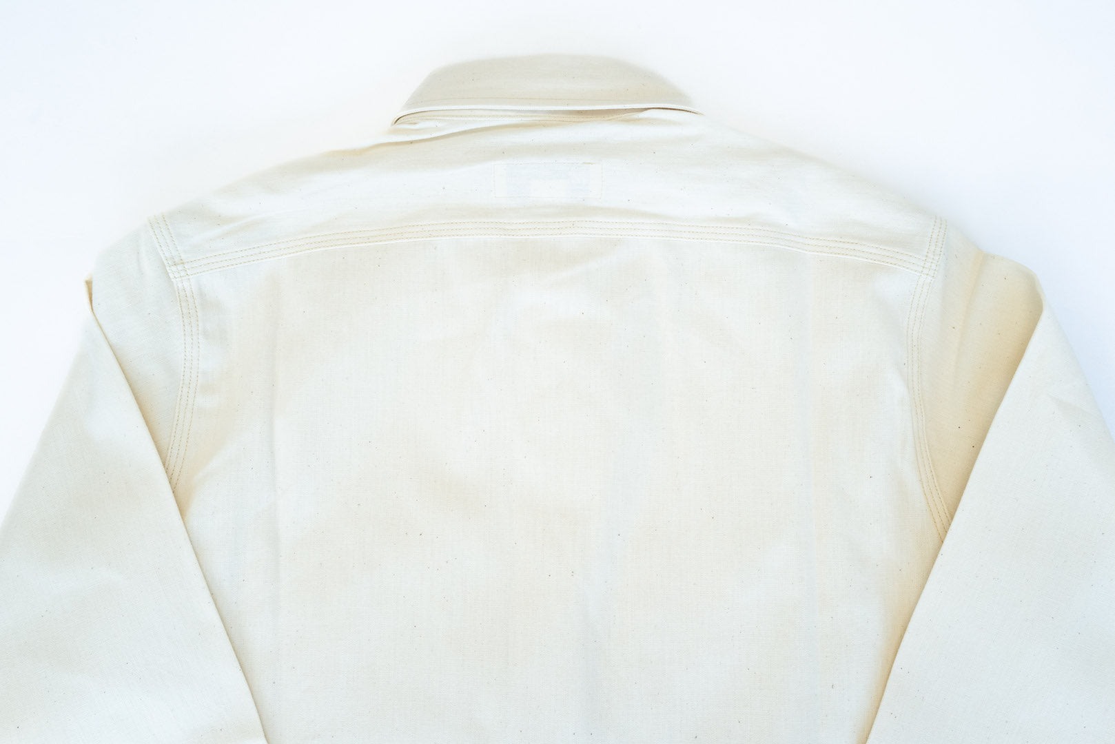 Unique Garment 9oz 'Stanley' Selvage Chambray Work Shirt (Cream)