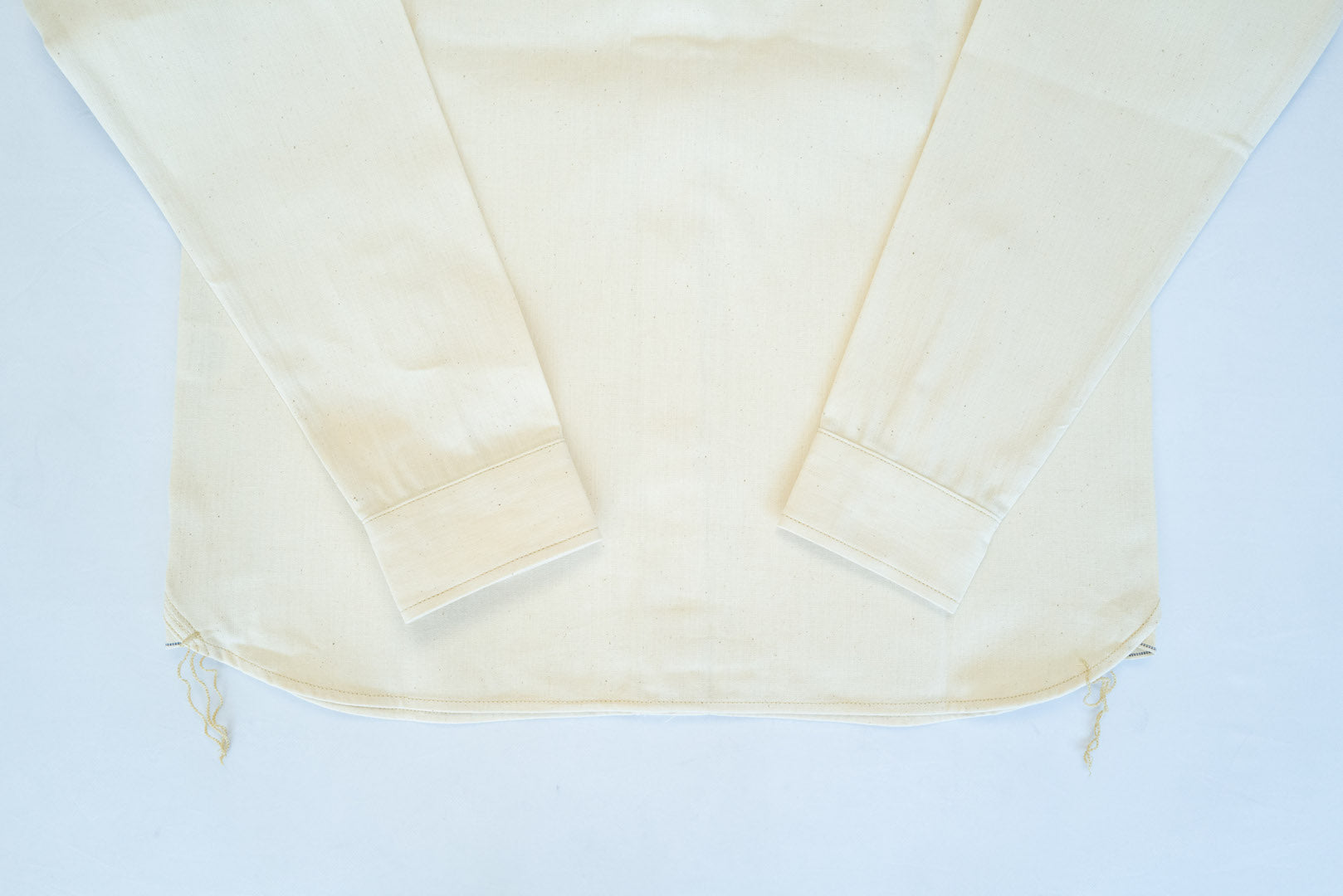 Unique Garment 9oz 'Stanley' Selvage Chambray Work Shirt (Cream)